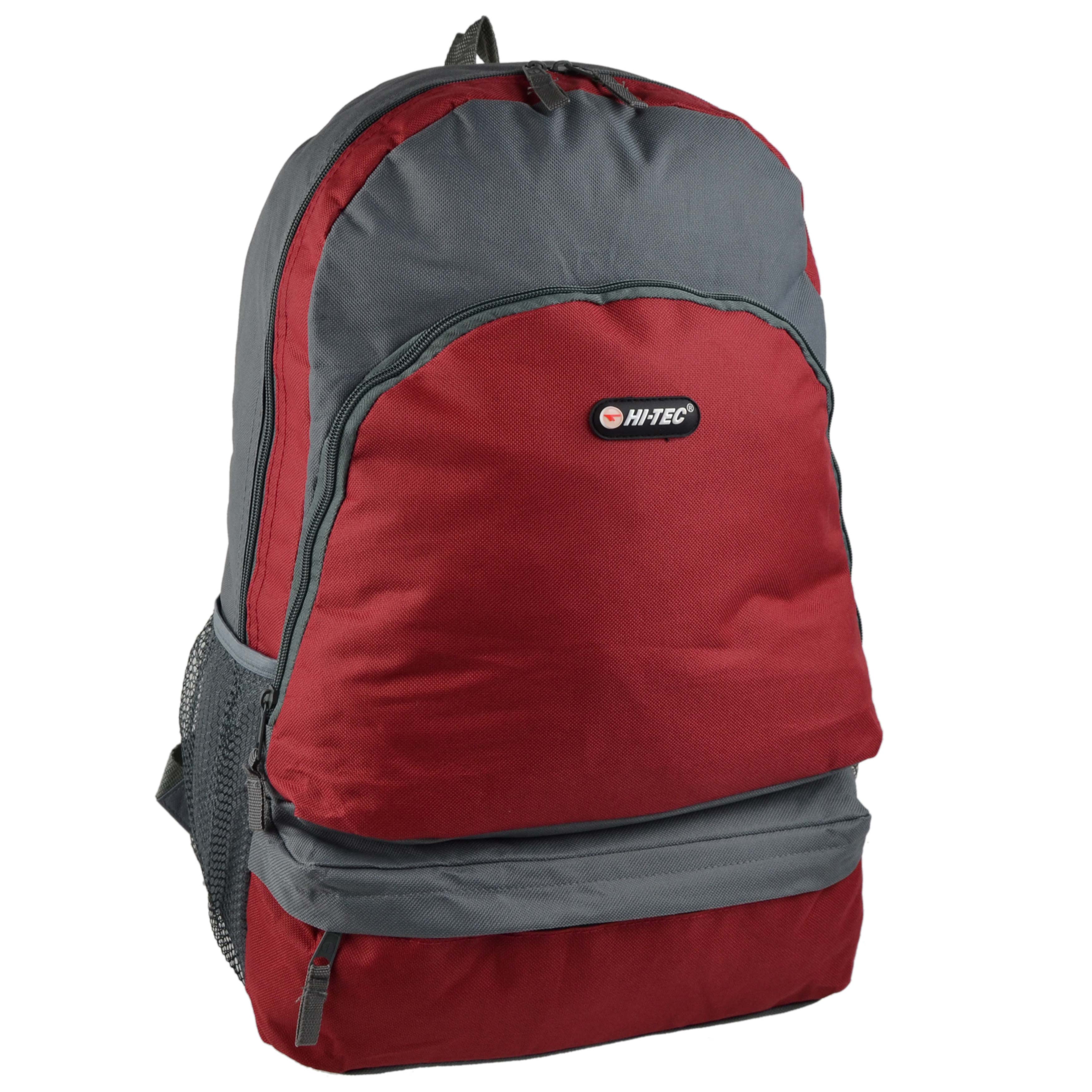 Herren Jungen Rucksack Backpack Tasche von Hi-Tec Schule College Arbeit Reise handlich - Bild 7 von 11