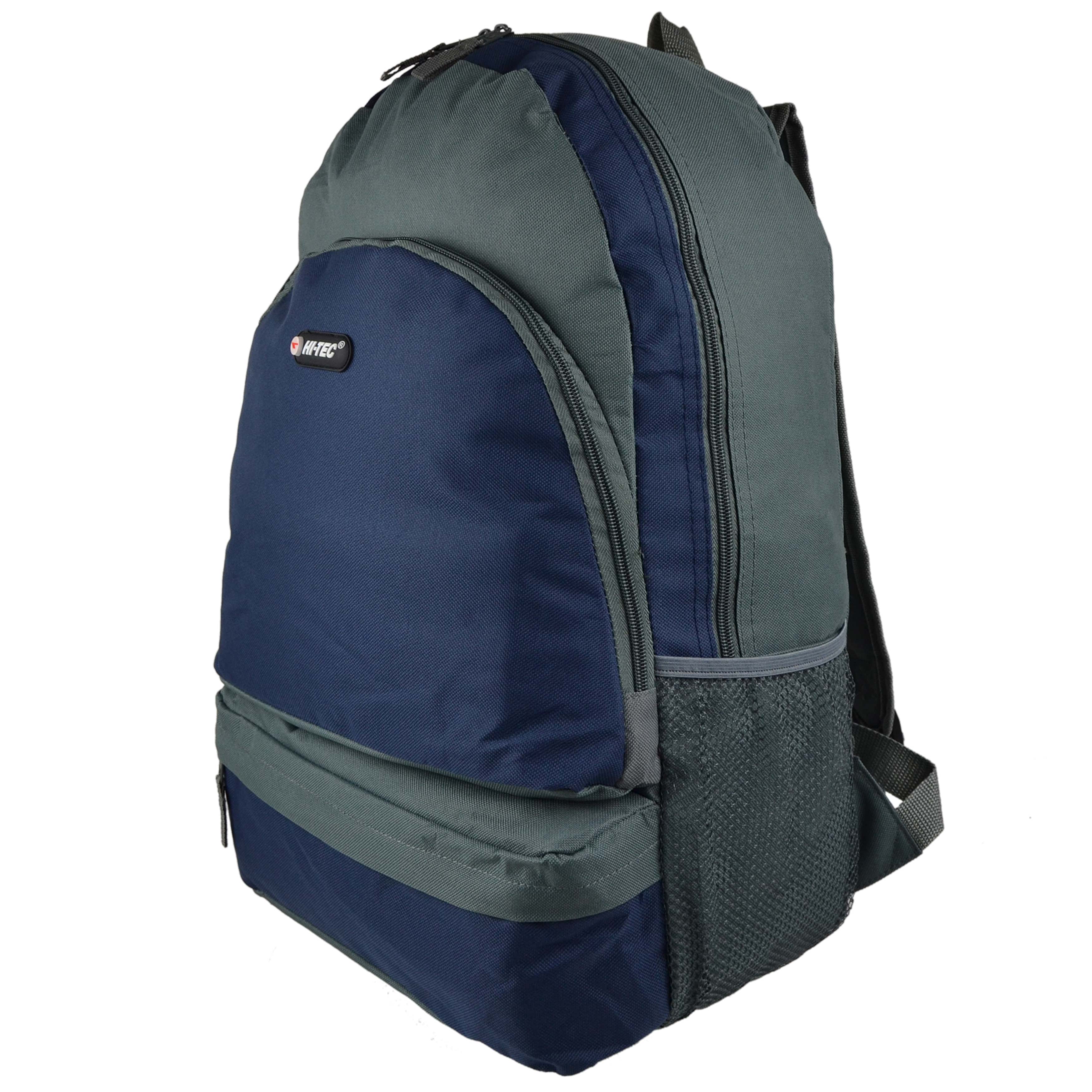 Herren Jungen Rucksack Backpack Tasche von Hi-Tec Schule College Arbeit Reise handlich - Bild 4 von 11