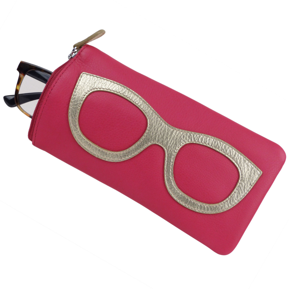 Ladies Leather Colourful Glasses Case by Ili New York Spectacles Sun Summer - Picture 136 of 141