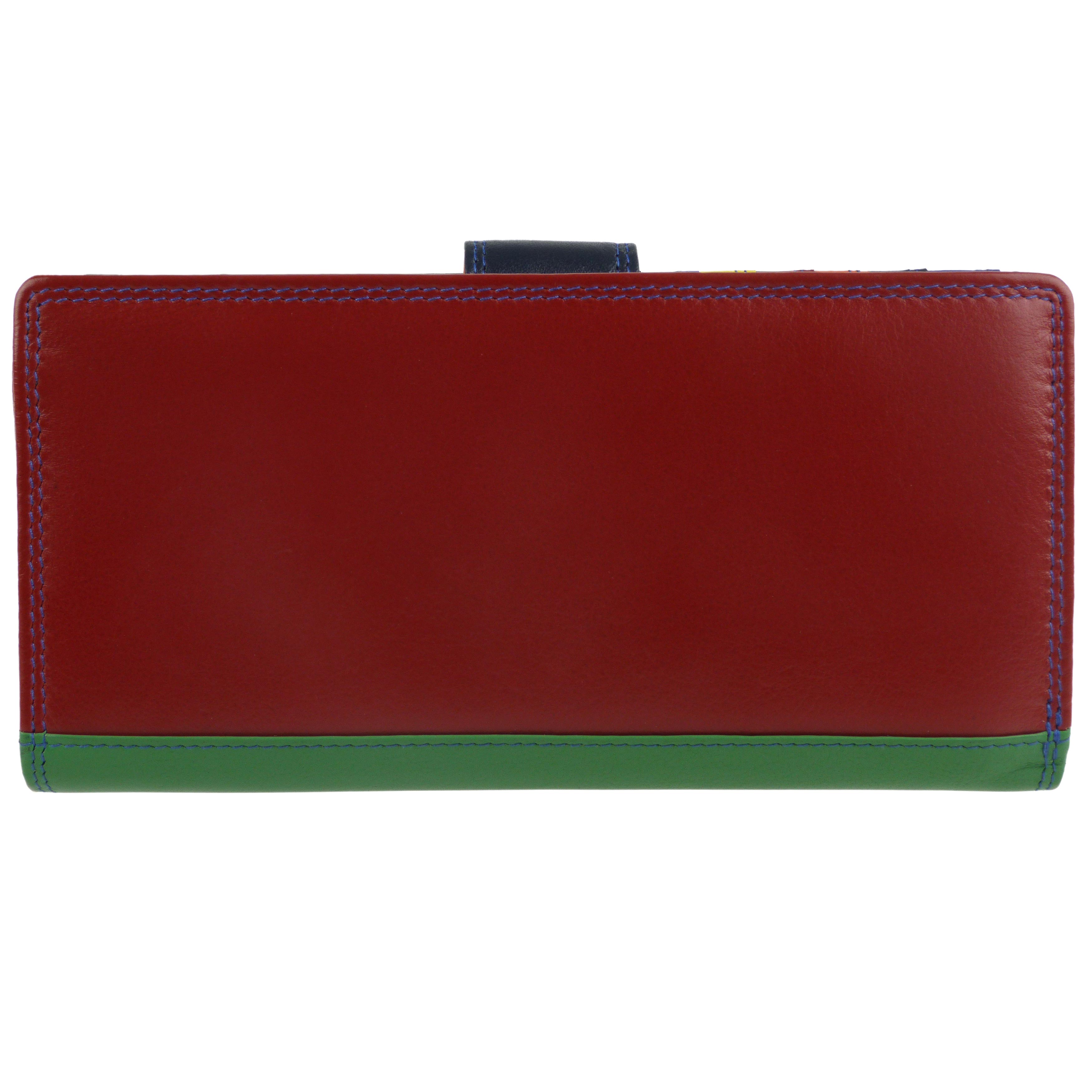Ladies Leather Tabbed Purse/Wallet by Golunski; Graffiti Gift Box Bright Colours - Picture 37 of 103