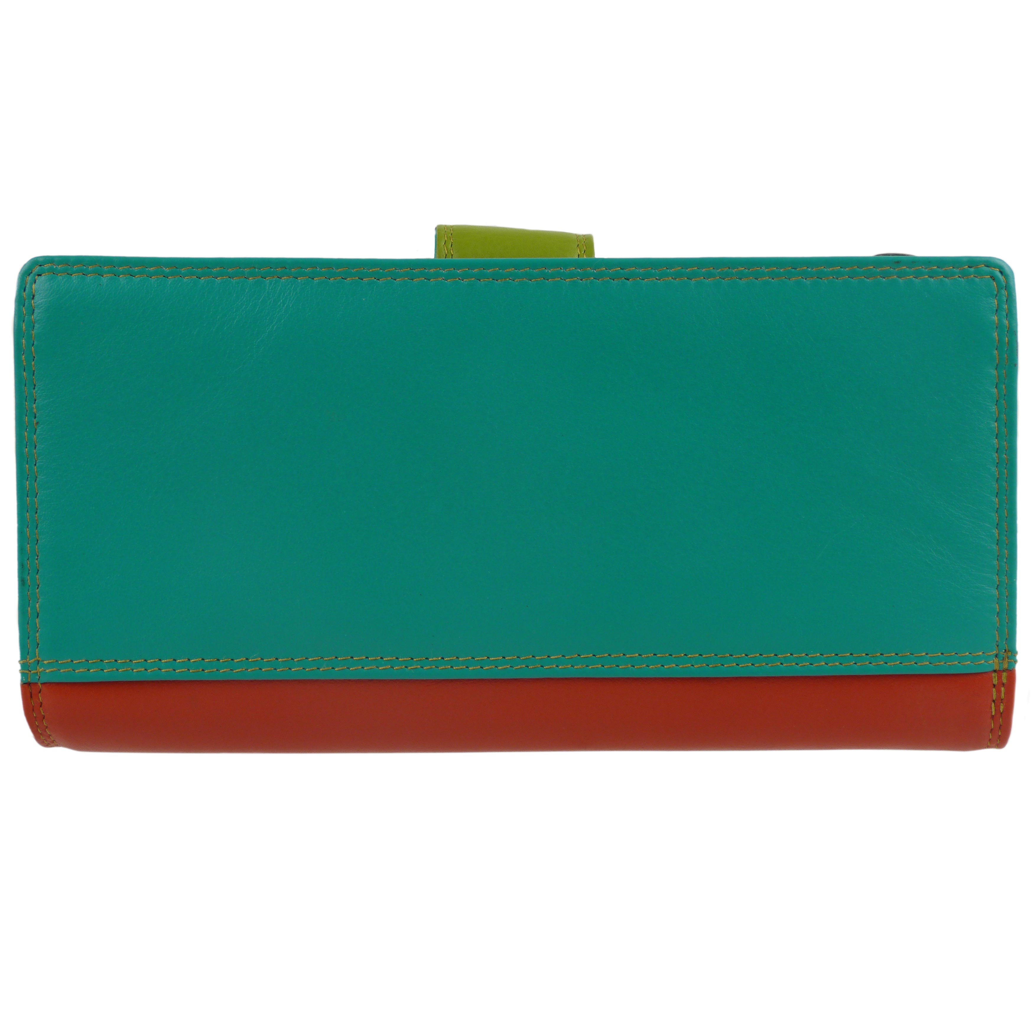 Ladies Leather Tabbed Purse/Wallet by Golunski; Graffiti Gift Box Bright Colours - Picture 55 of 103