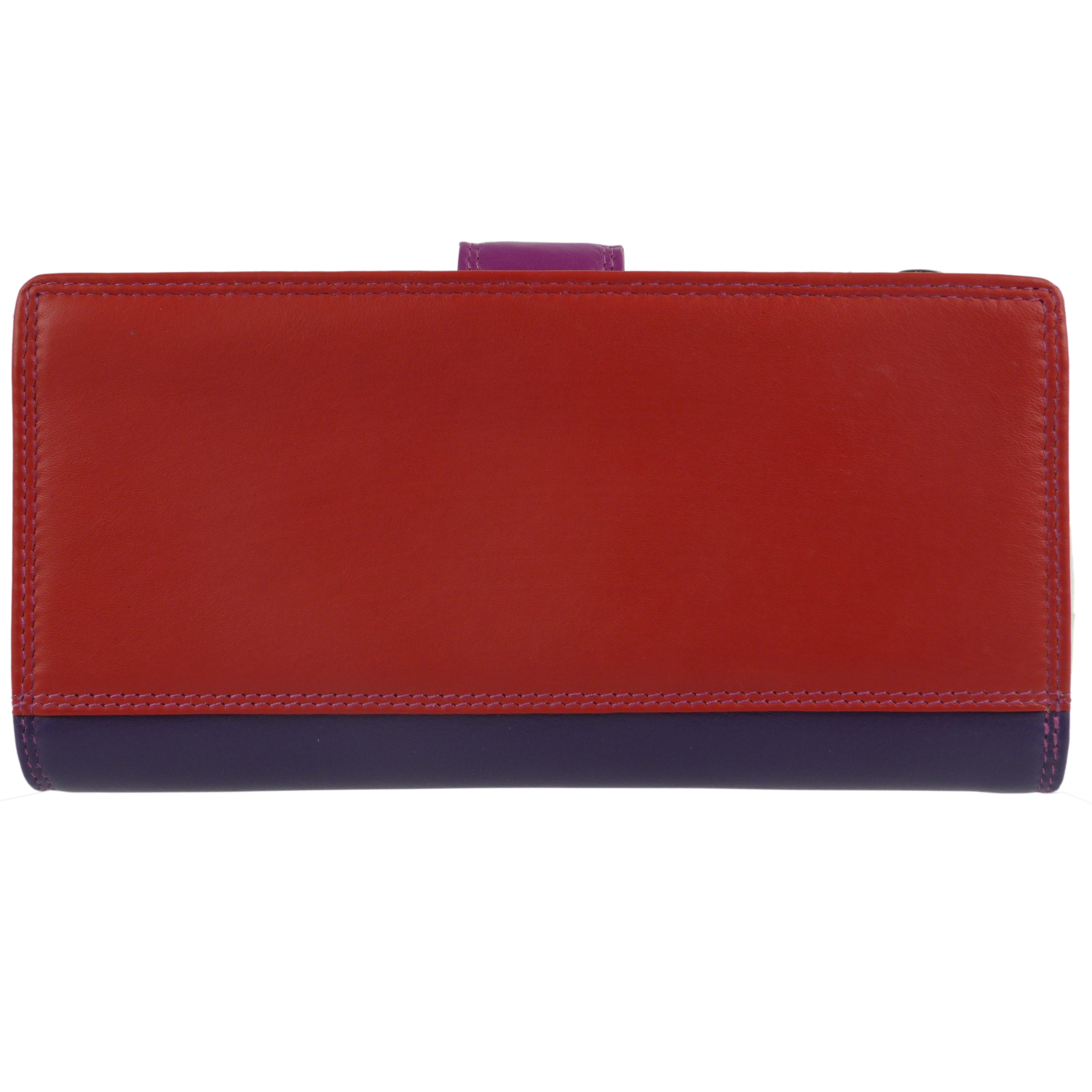 Ladies Leather Tabbed Purse/Wallet by Golunski; Graffiti Gift Box Bright Colours - Picture 20 of 103