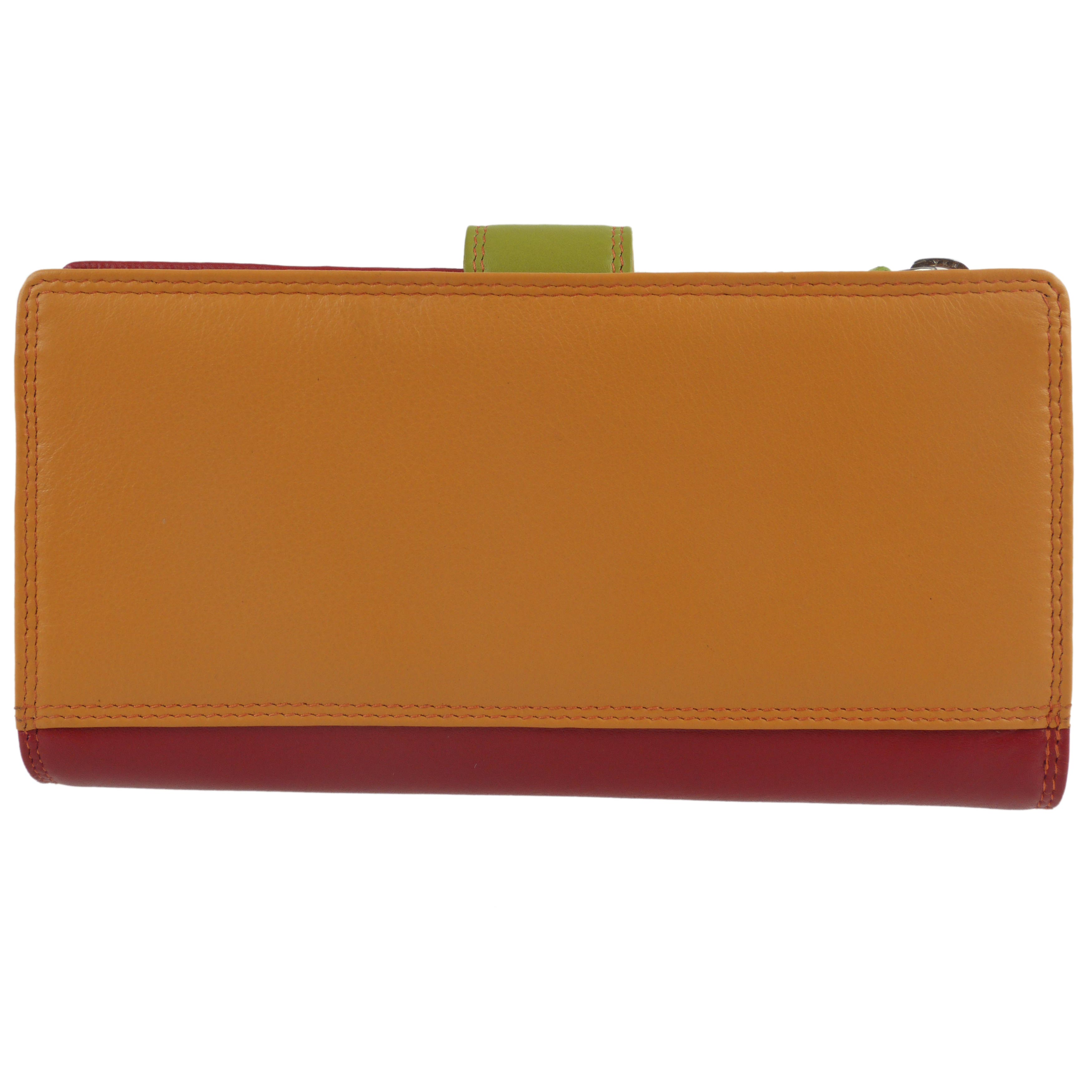 Ladies Leather Tabbed Purse/Wallet by Golunski; Graffiti Gift Box Bright Colours - Picture 67 of 103