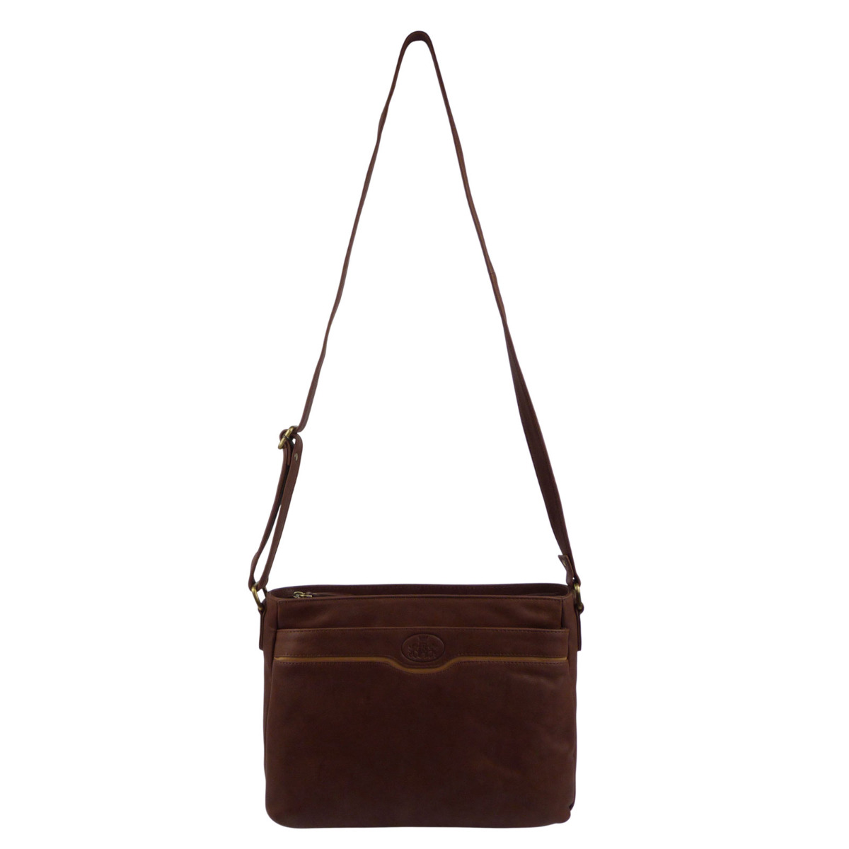 Rowallan of Scotland Womens Leather Zipped Top Shoulder Bag - Picture 19 of 32