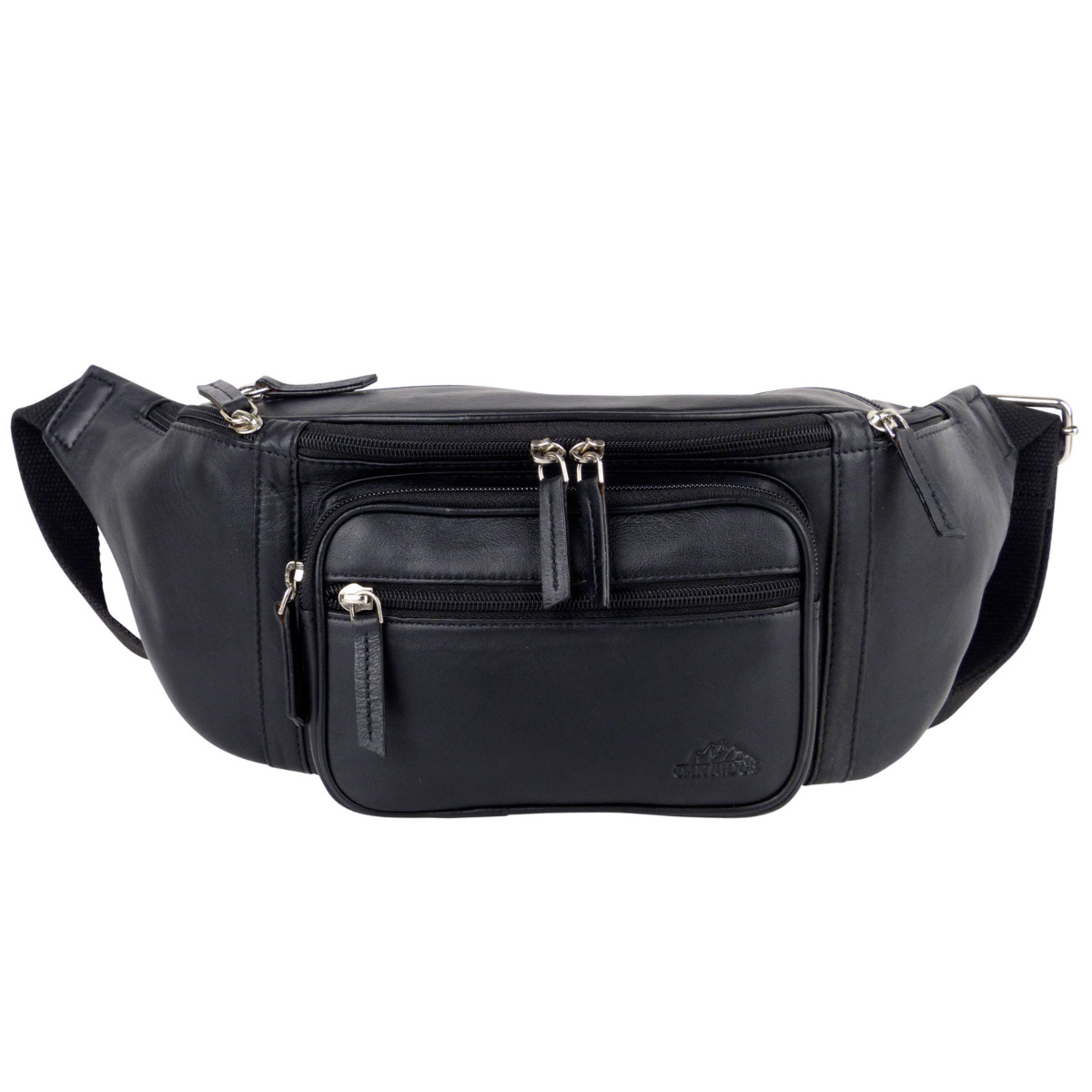 Oakridge Leather Mens Large 5 Pocket Bumbag/Fanny Pack - Picture 7 of 15