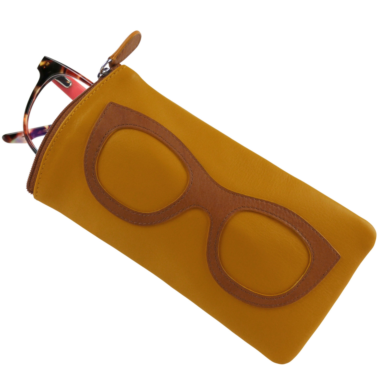 Ladies Leather Colourful Glasses Case by Ili New York Spectacles Sun Summer - Picture 100 of 141