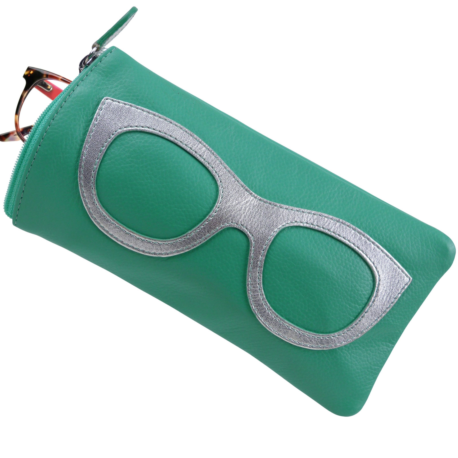 Ladies Leather Colourful Glasses Case by Ili New York Spectacles Sun Summer - Picture 91 of 141