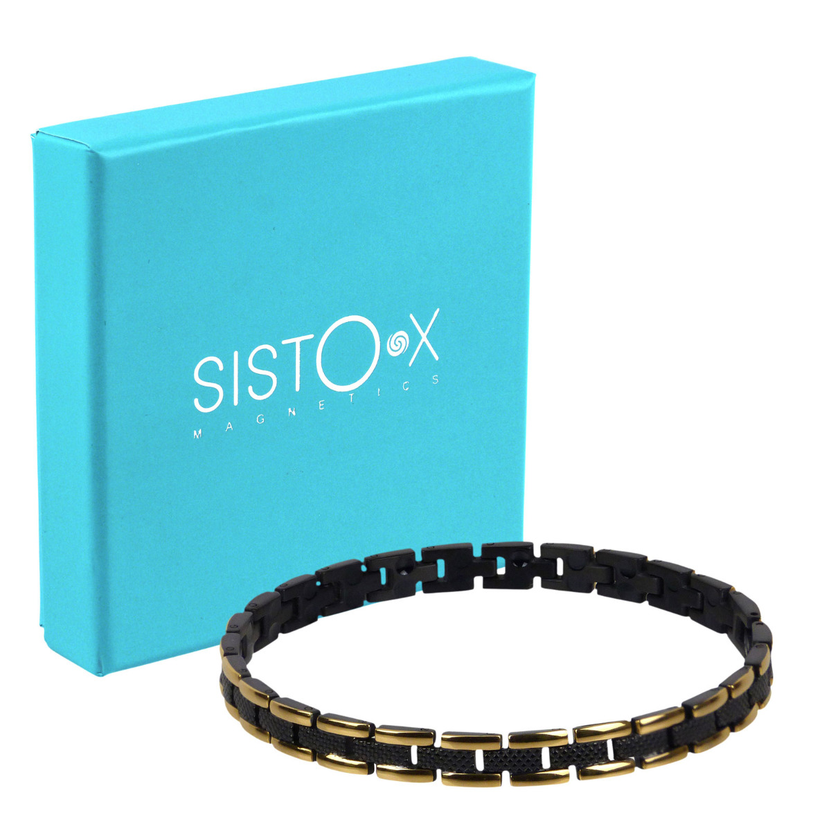 SISTO-X Unisex Titanium Aria Magnetic Bracelet - Picture 9 of 13