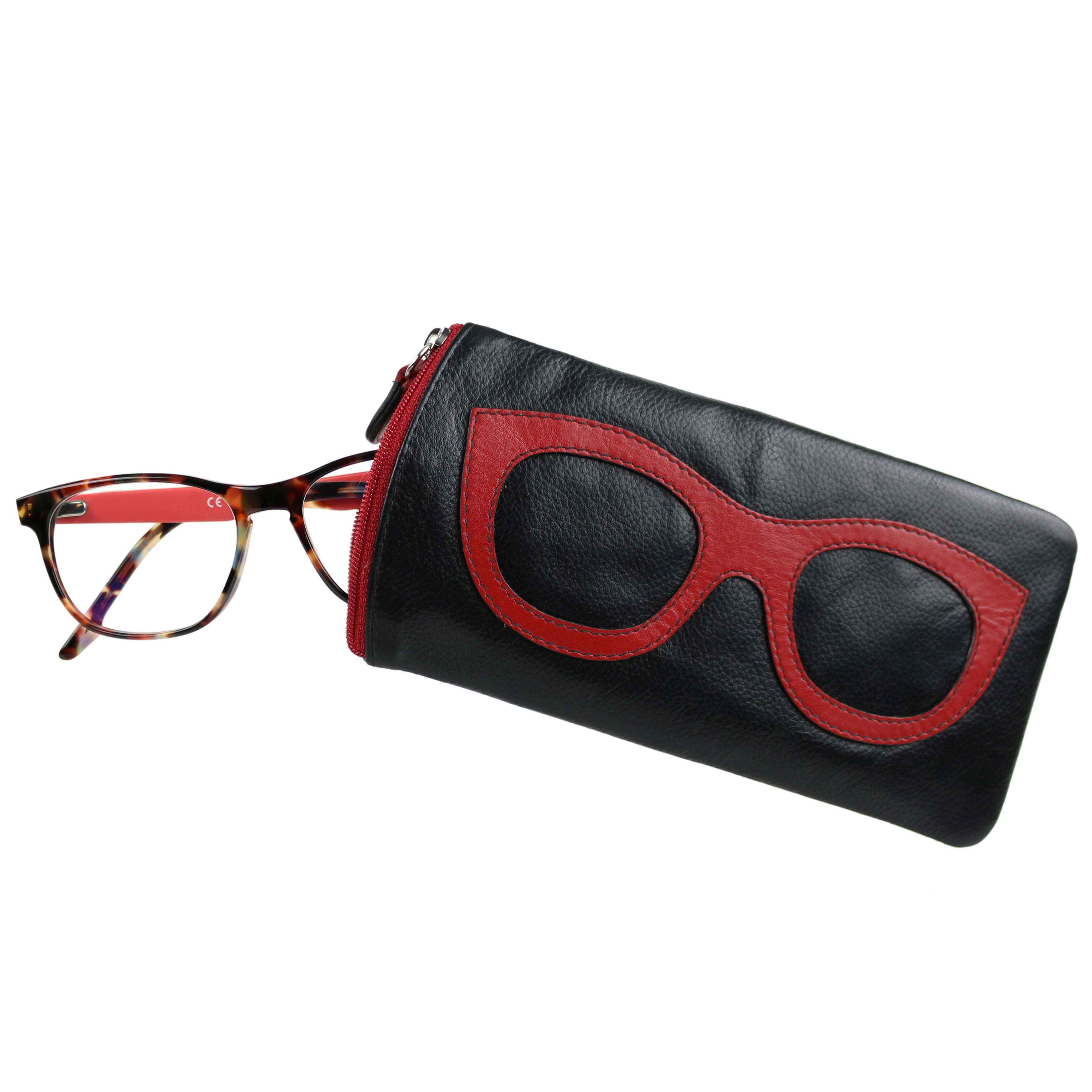 Ladies Leather Colourful Glasses Case by Ili New York Spectacles Sun Summer - Picture 22 of 141