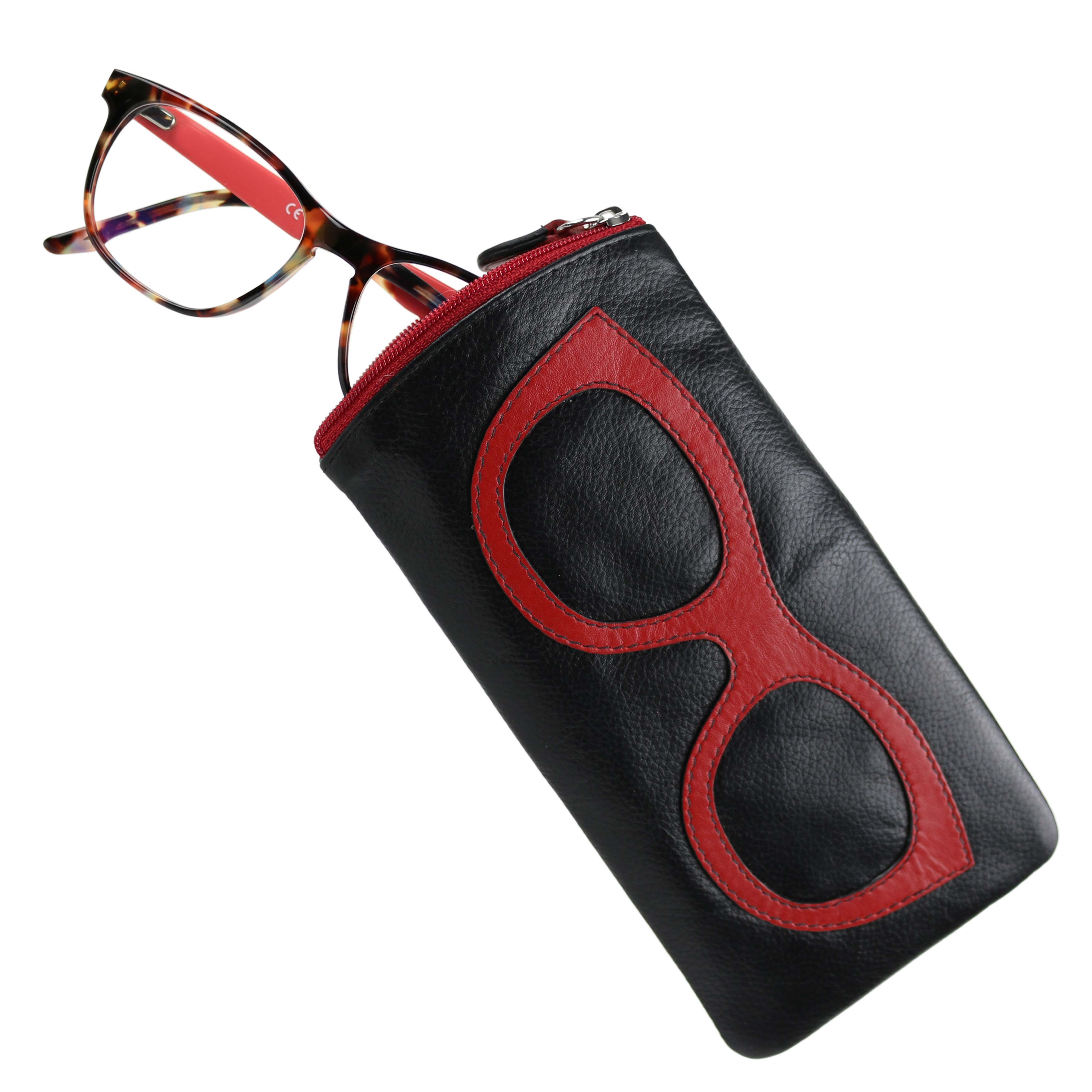 Ladies Leather Colourful Glasses Case by Ili New York Spectacles Sun Summer - Picture 21 of 141