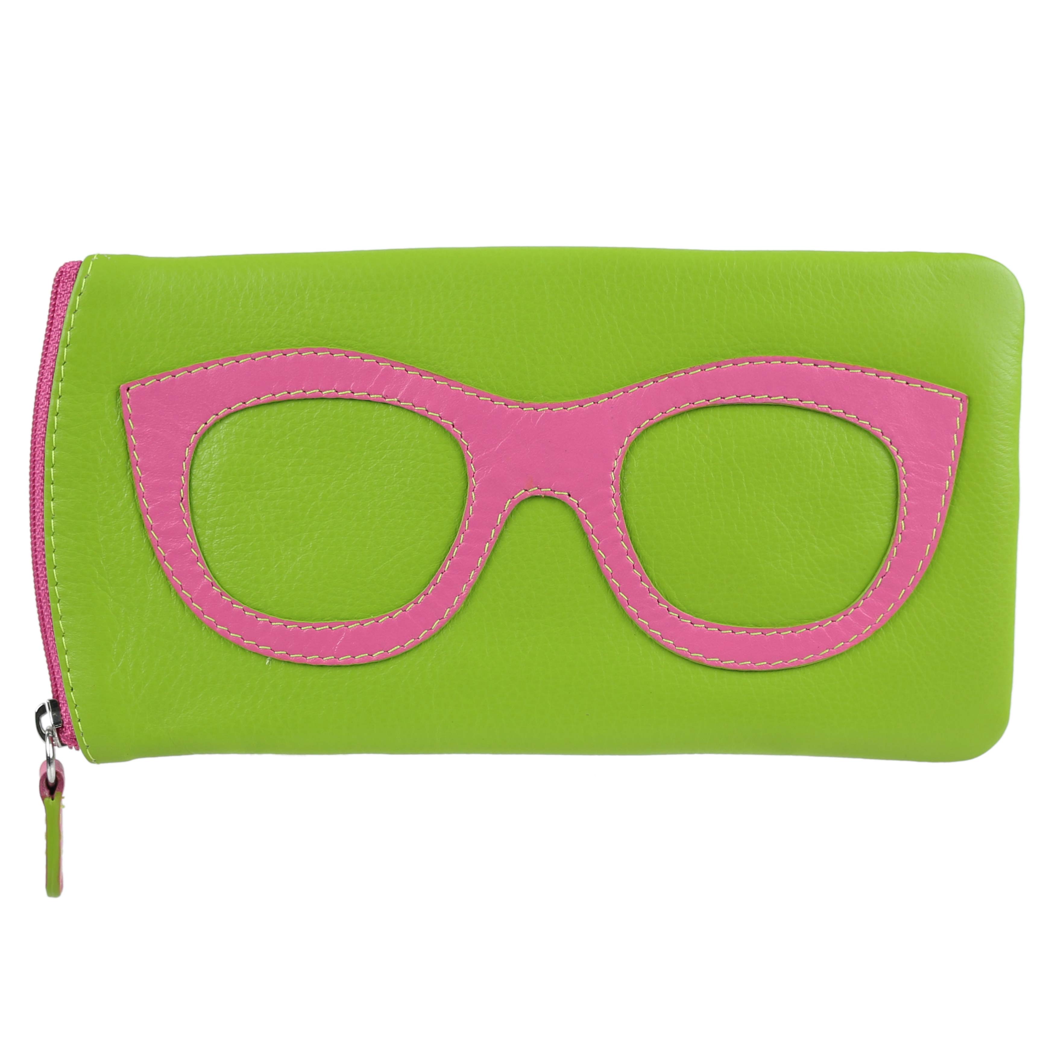 Ladies Leather Colourful Glasses Case by Ili New York Spectacles Sun Summer - Picture 49 of 141