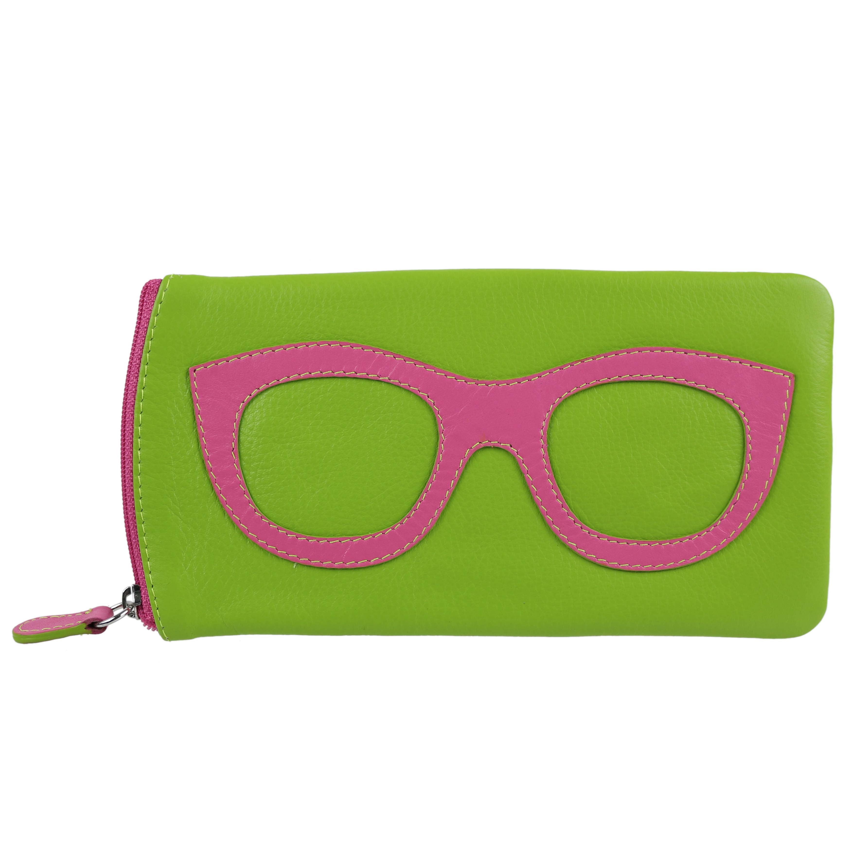 Ladies Leather Colourful Glasses Case by Ili New York Spectacles Sun Summer - Picture 47 of 141