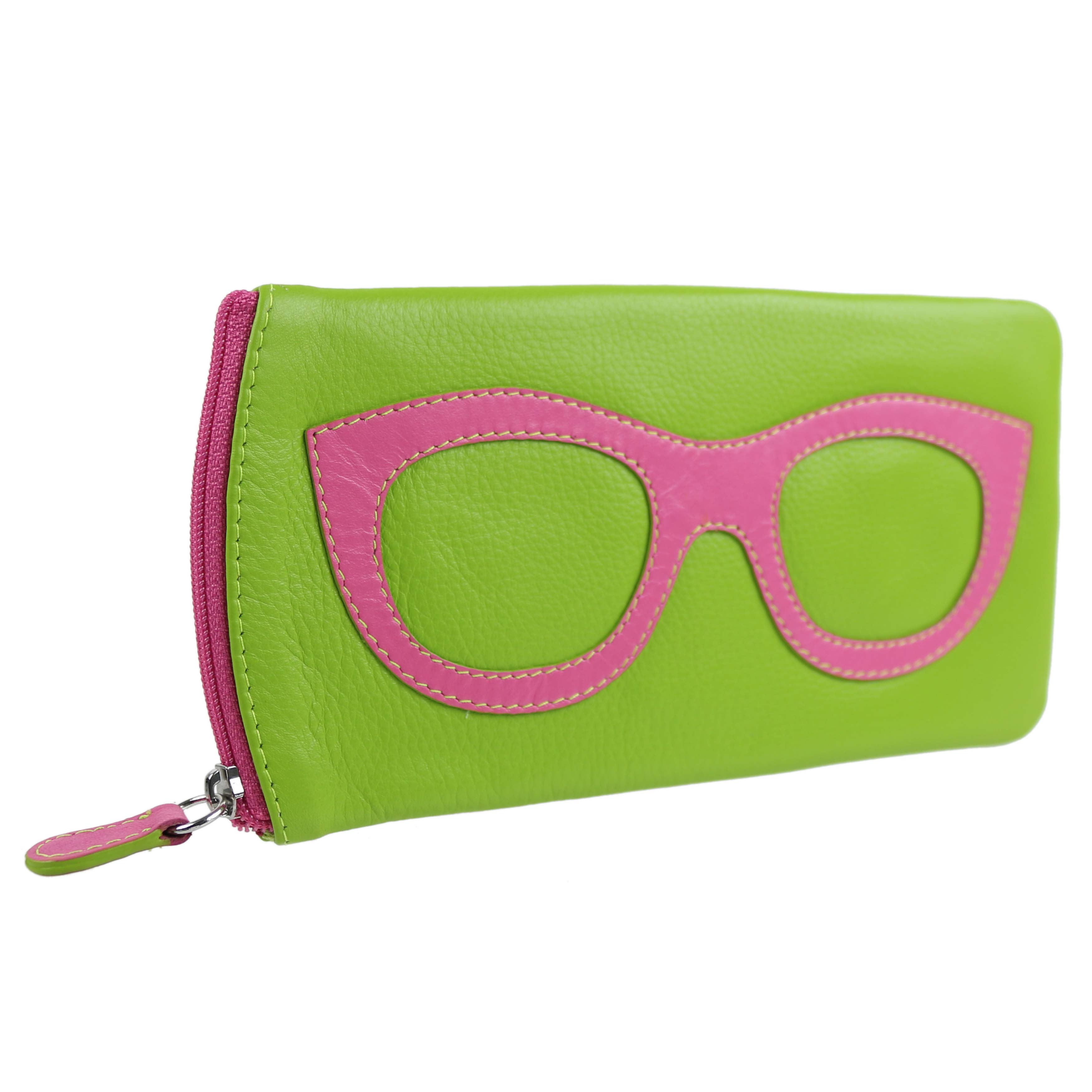 Ladies Leather Colourful Glasses Case by Ili New York Spectacles Sun Summer - Picture 48 of 141