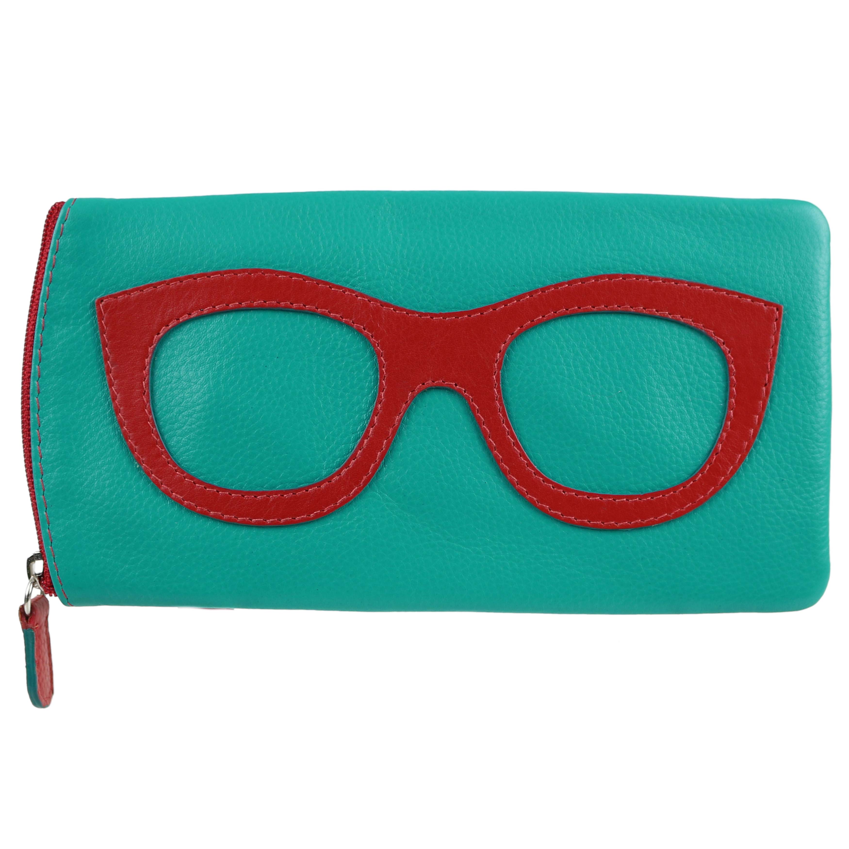 Ladies Leather Colourful Glasses Case by Ili New York Spectacles Sun Summer - Picture 15 of 141