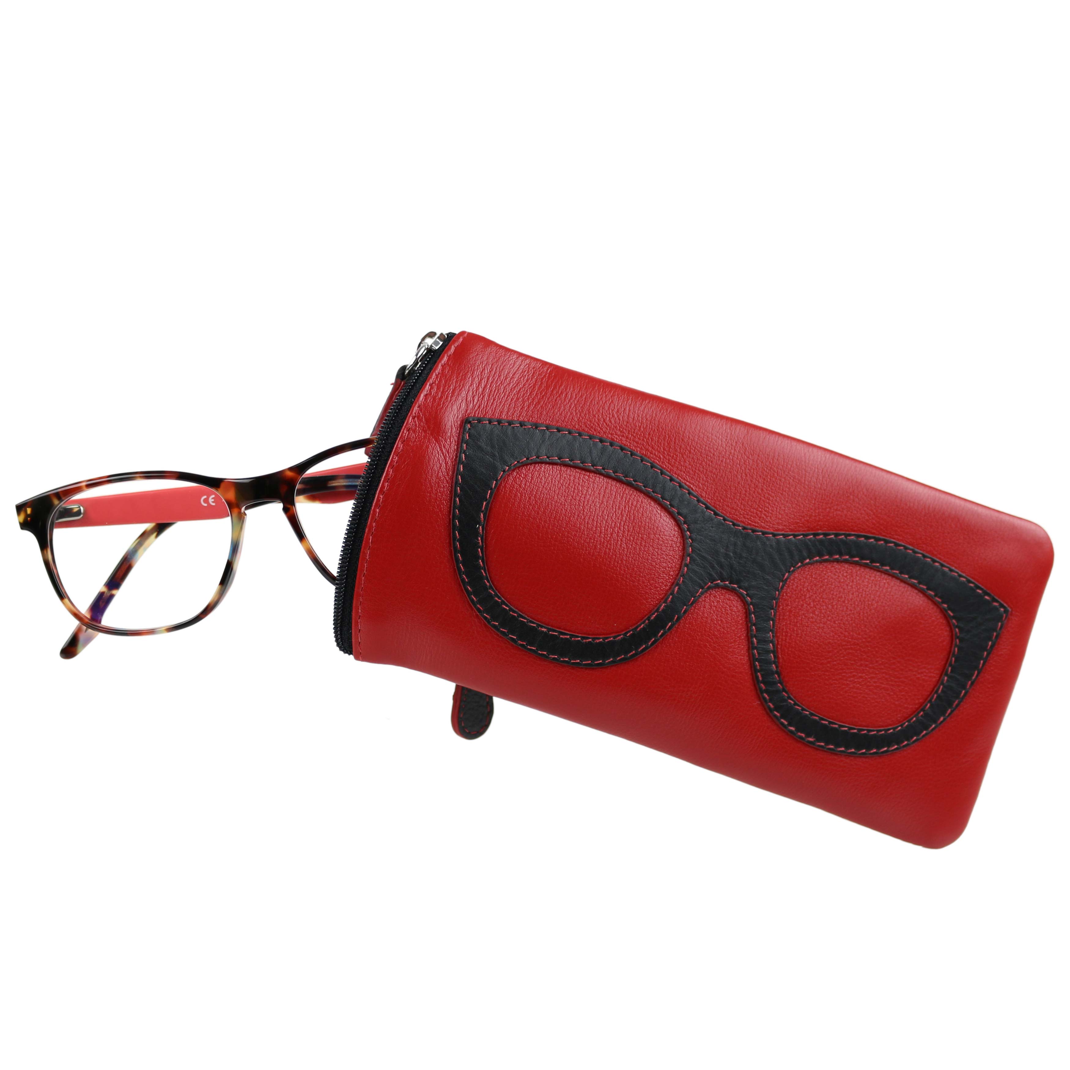 Ladies Leather Colourful Glasses Case by Ili New York Spectacles Sun Summer - Picture 74 of 141