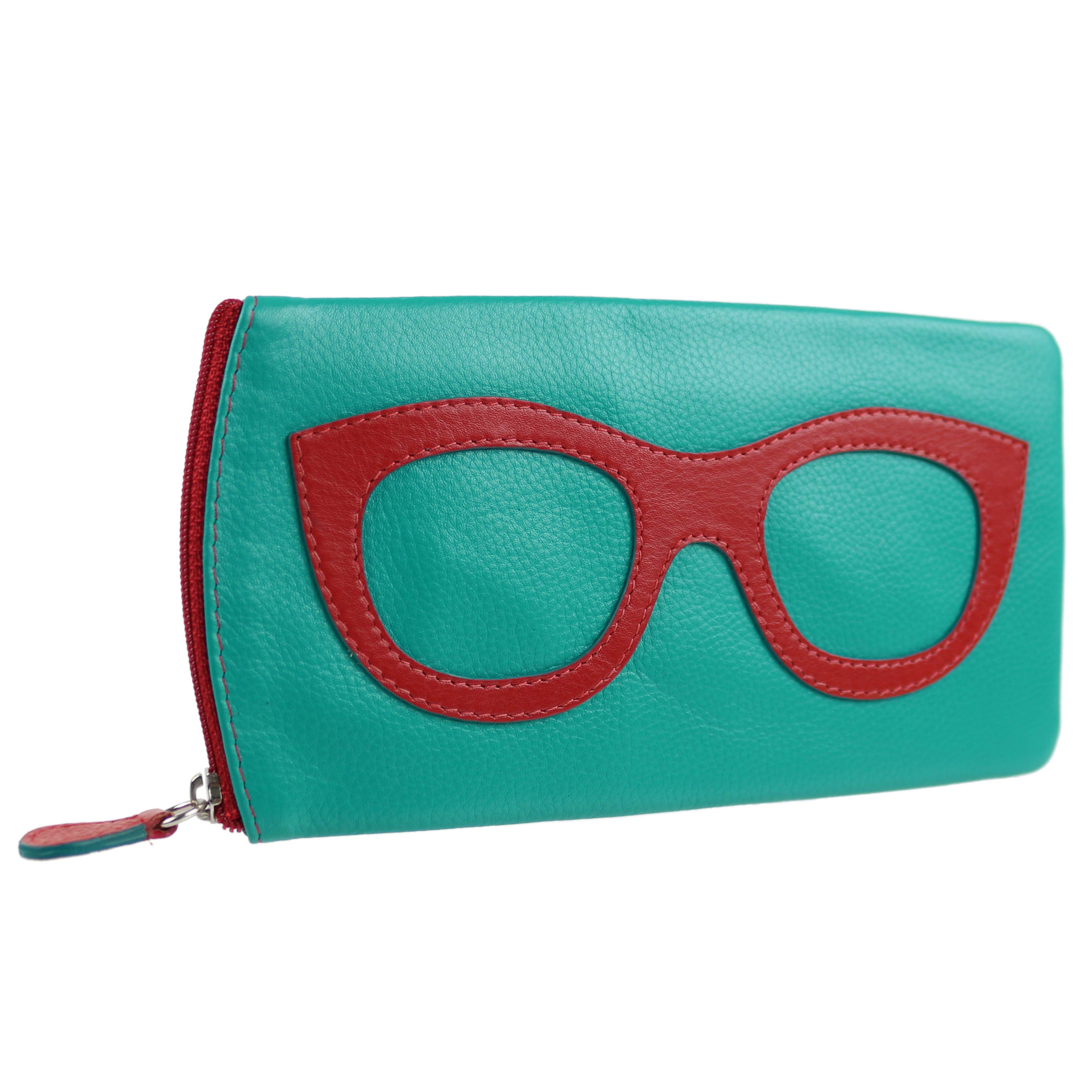 Ladies Leather Colourful Glasses Case by Ili New York Spectacles Sun Summer - Picture 13 of 141