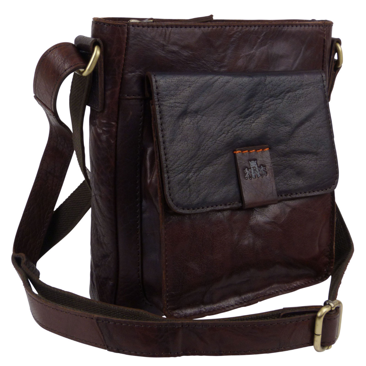 Rowallan of Scotland Leather Small Zip Top Cross Body Bag Espana Collection - Picture 13 of 16