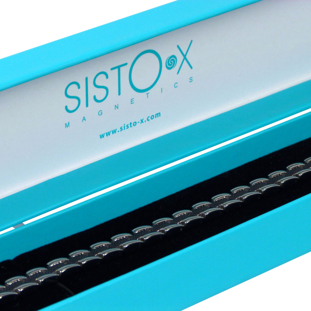 SISTO-X Unisex Titanium Aria Magnetic Bracelet - Picture 13 of 13