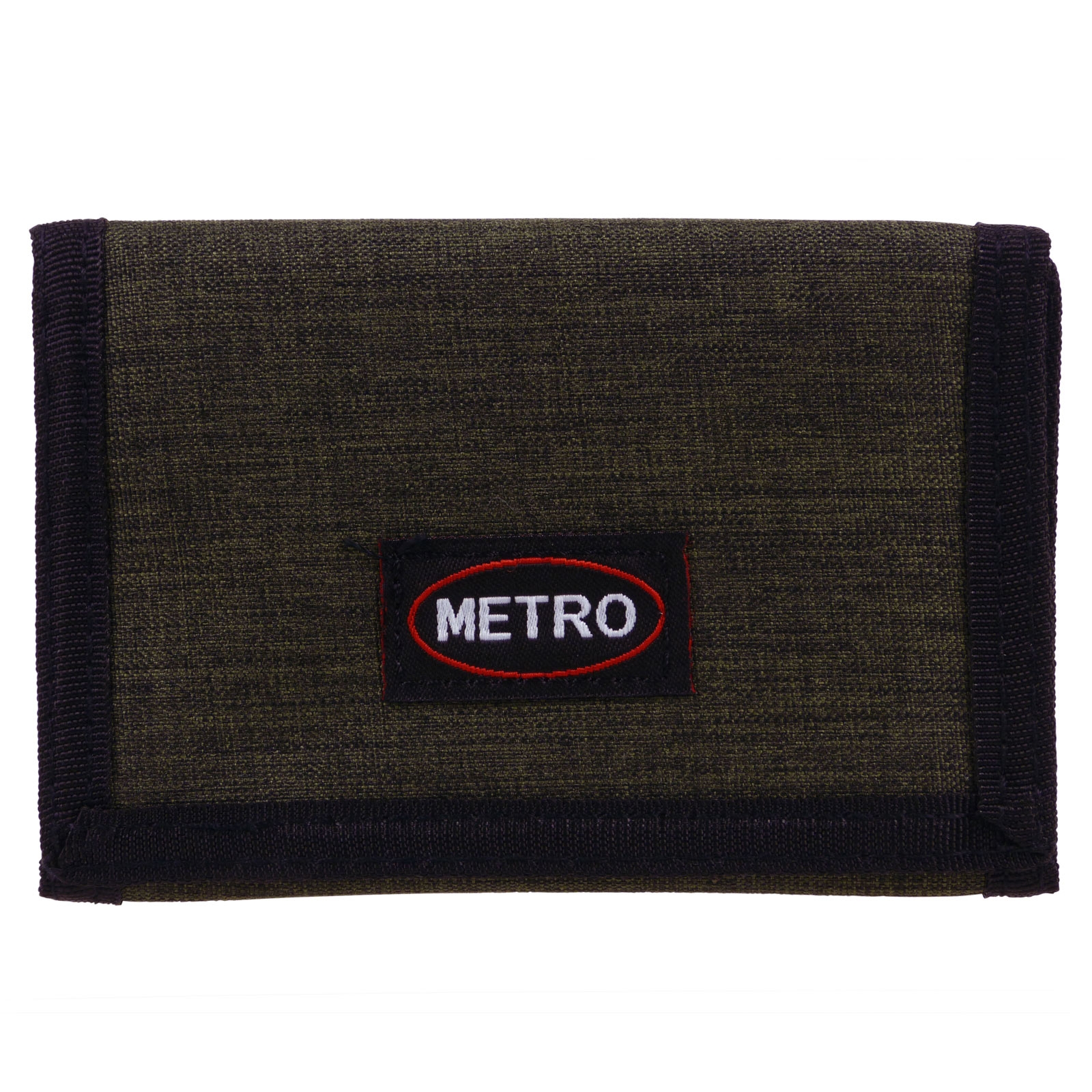 Metro Mens Boys Canvas Tri-Fold Cash & Card Wallet - Picture 10 of 22