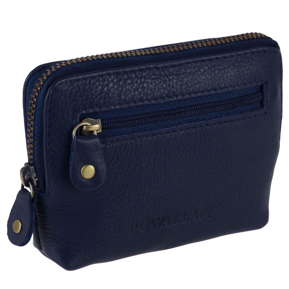 Rowallan of Scotland Unisex Leather Top Zip Coin Purse - Bild 18 von 42