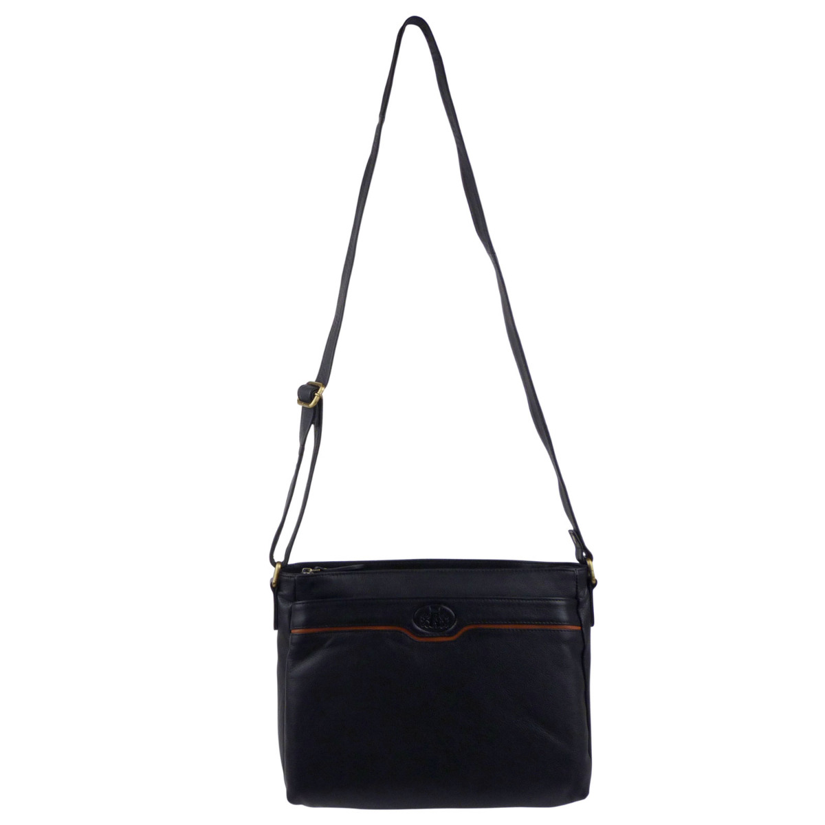 Rowallan of Scotland Womens Leather Zipped Top Shoulder Bag - Picture 12 of 32