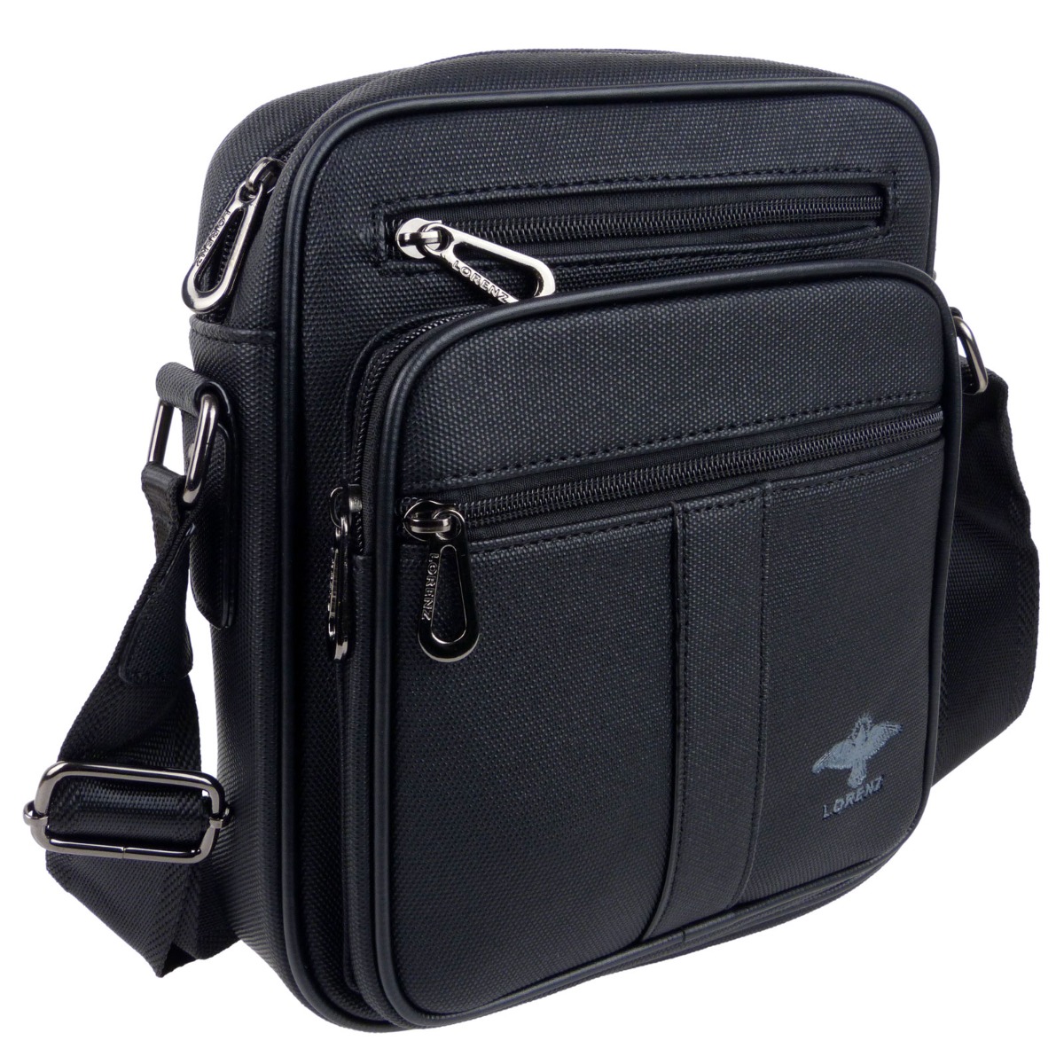 Lorenz Herren Umhängetasche kompakt Kunstleder - Bild 2 von 11