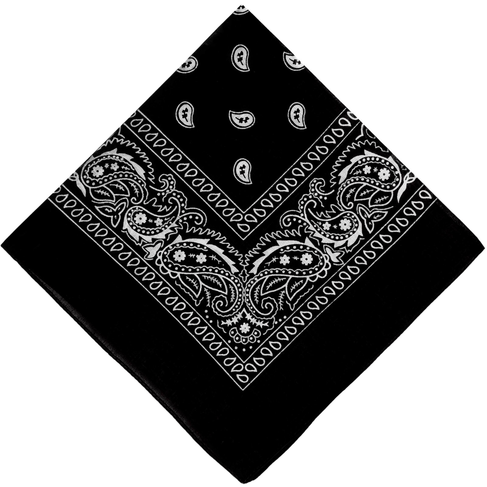 Mens Ladies Classic Paisley 100% Cotton Bandana/Bandanna Head Scarf - 第 40/41 張圖片