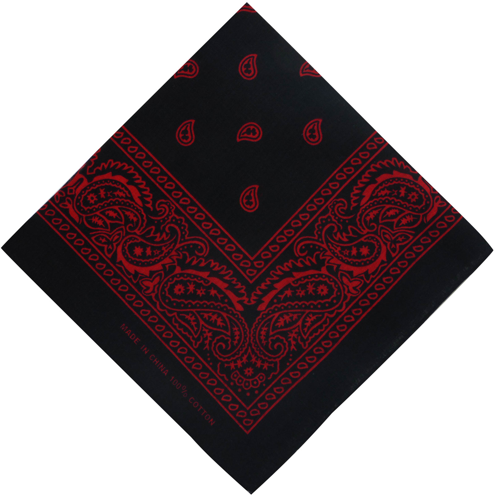 Mens Ladies Classic Paisley 100% Cotton Bandana/Bandanna Head Scarf - 第 2/41 張圖片