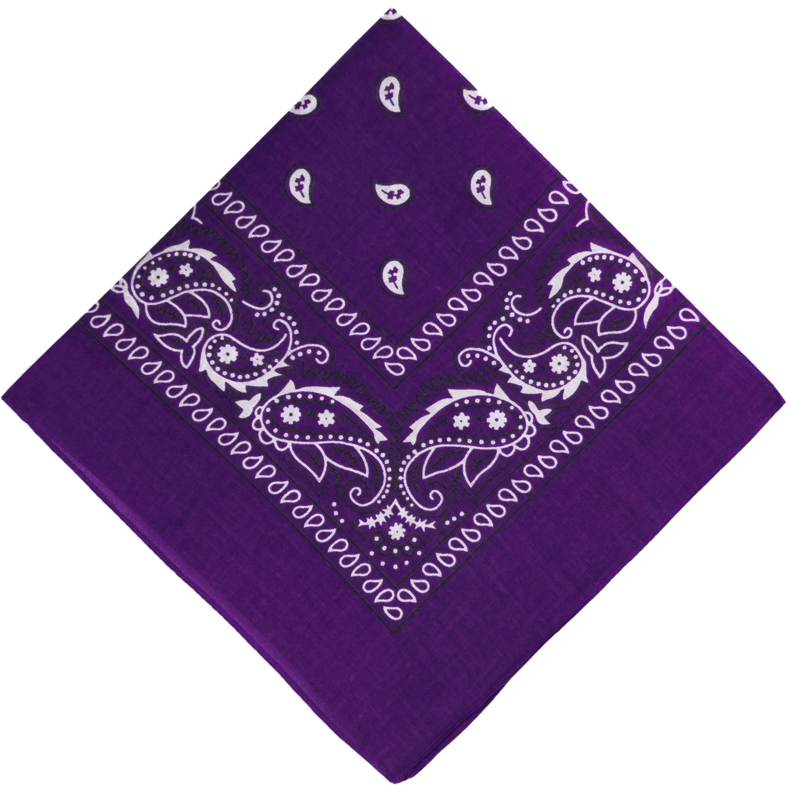 Mens Ladies Classic Paisley 100% Cotton Bandana/Bandanna Head Scarf - 第 41/41 張圖片