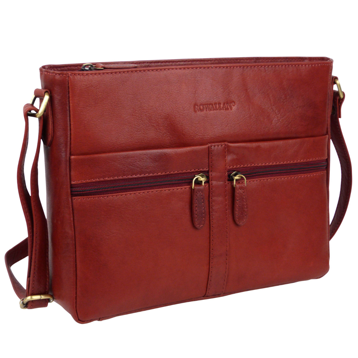Rowallan of Scotland Ladies Leather Cross Body Shoulder Bag | eBay UK