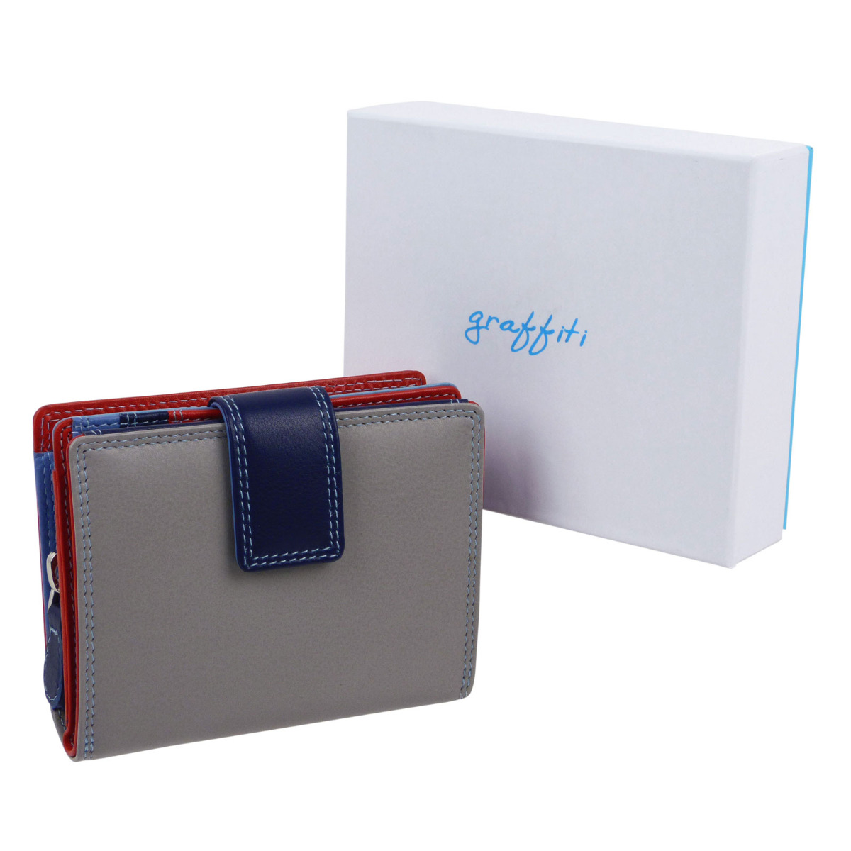 Damen kleine kompakte Reiter Leder Geldbörse/Geldbörse von Golunski Graffiti Geschenkbox - Bild 79 von 118