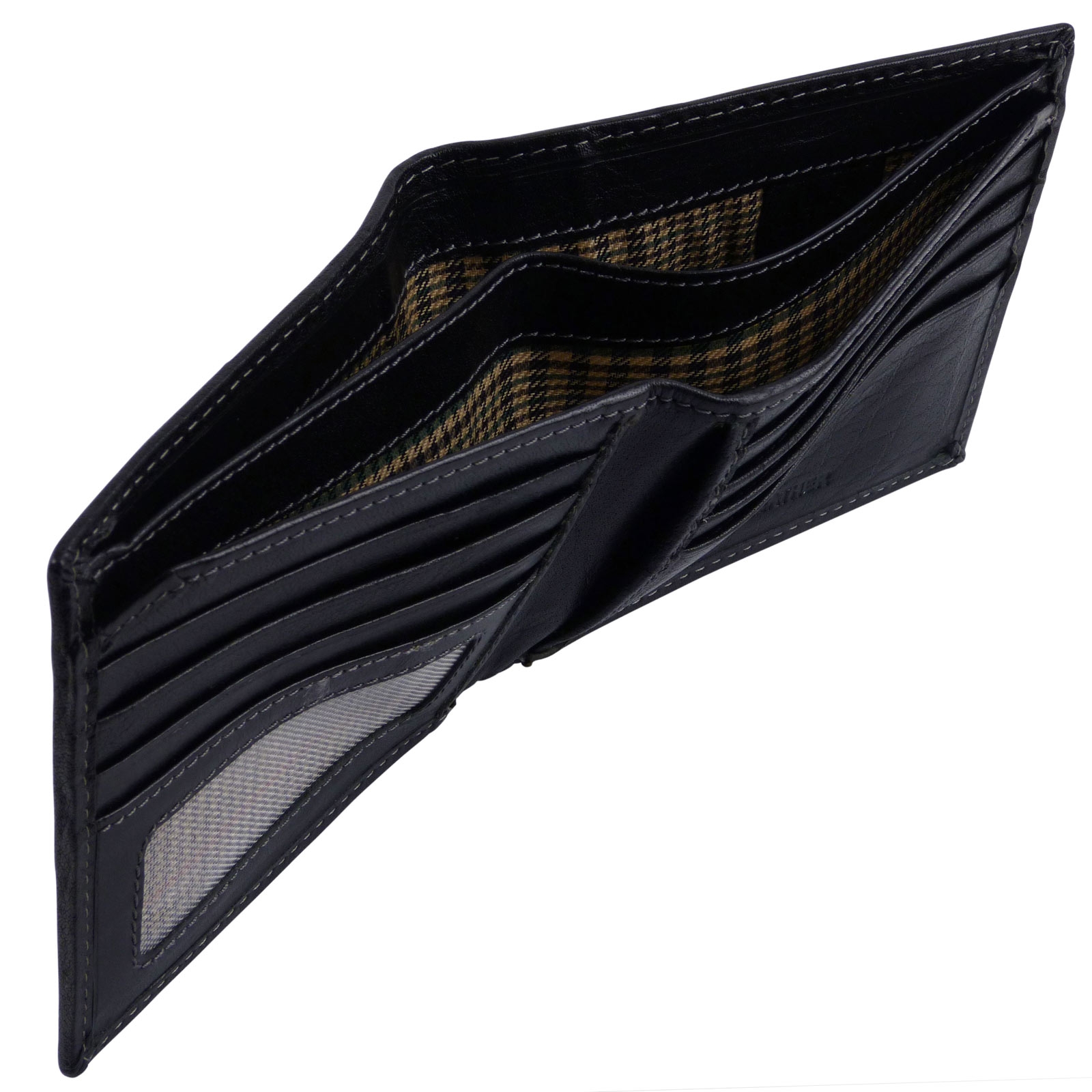 London Leather Mens Bi-Fold Banknote & Card Wallet - Picture 9 of 20