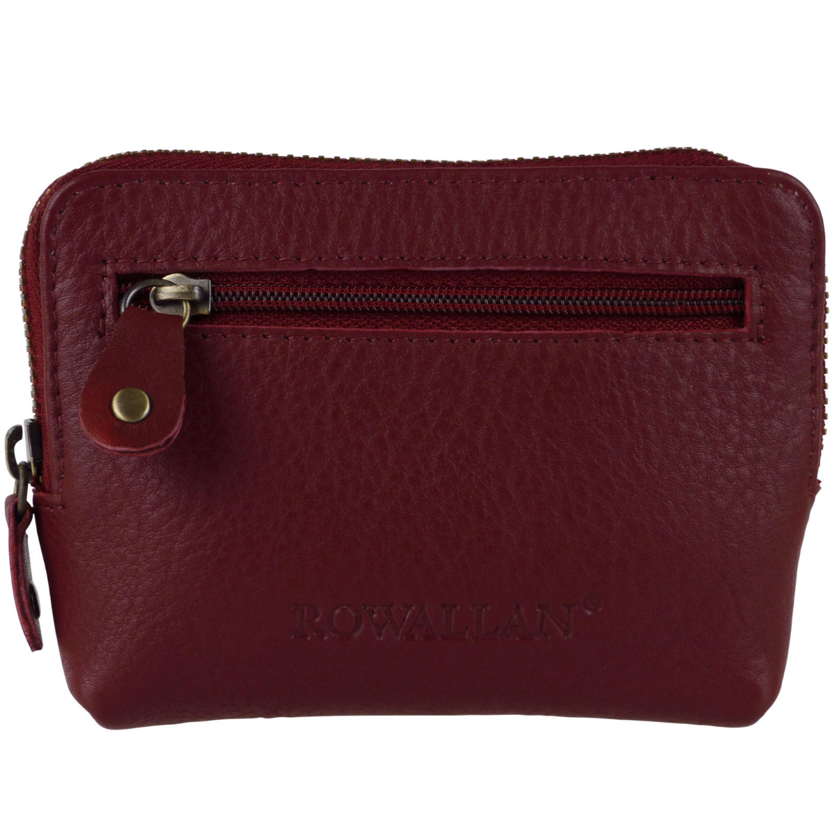 Rowallan of Scotland Unisex Leather Top Zip Coin Purse - Bild 29 von 42