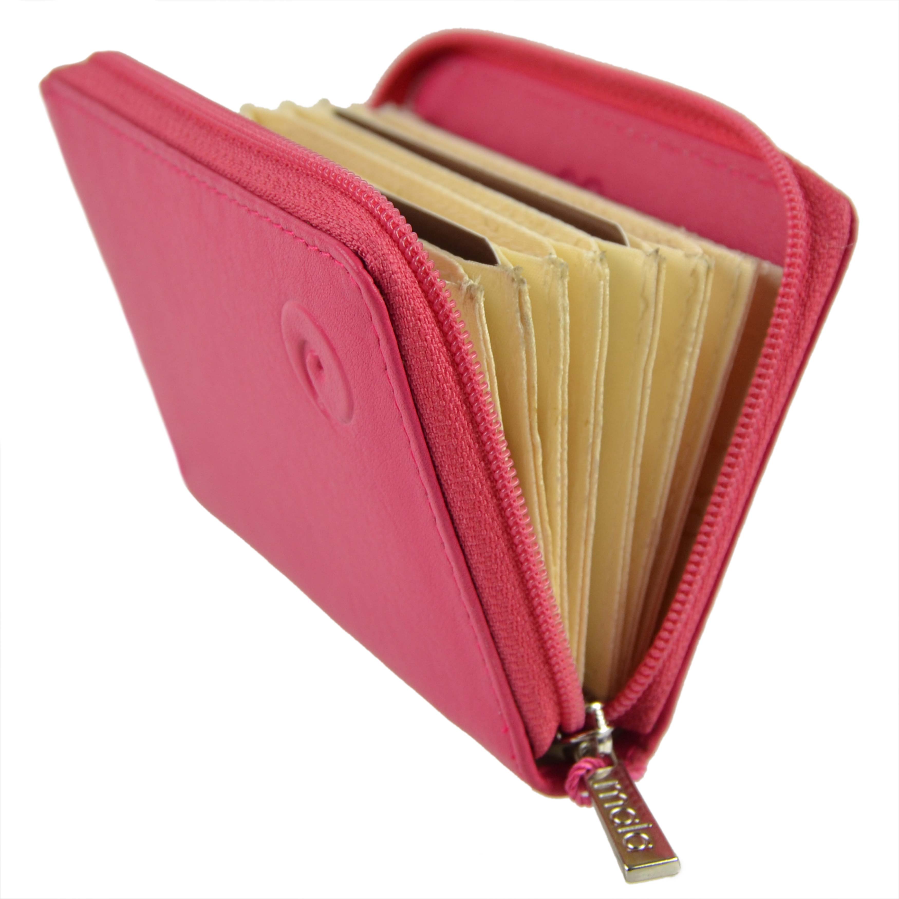 Soft Leather RFID Protection Concertina Credit Card Purse by Mala Origin Gift... - Picture 13 of 36