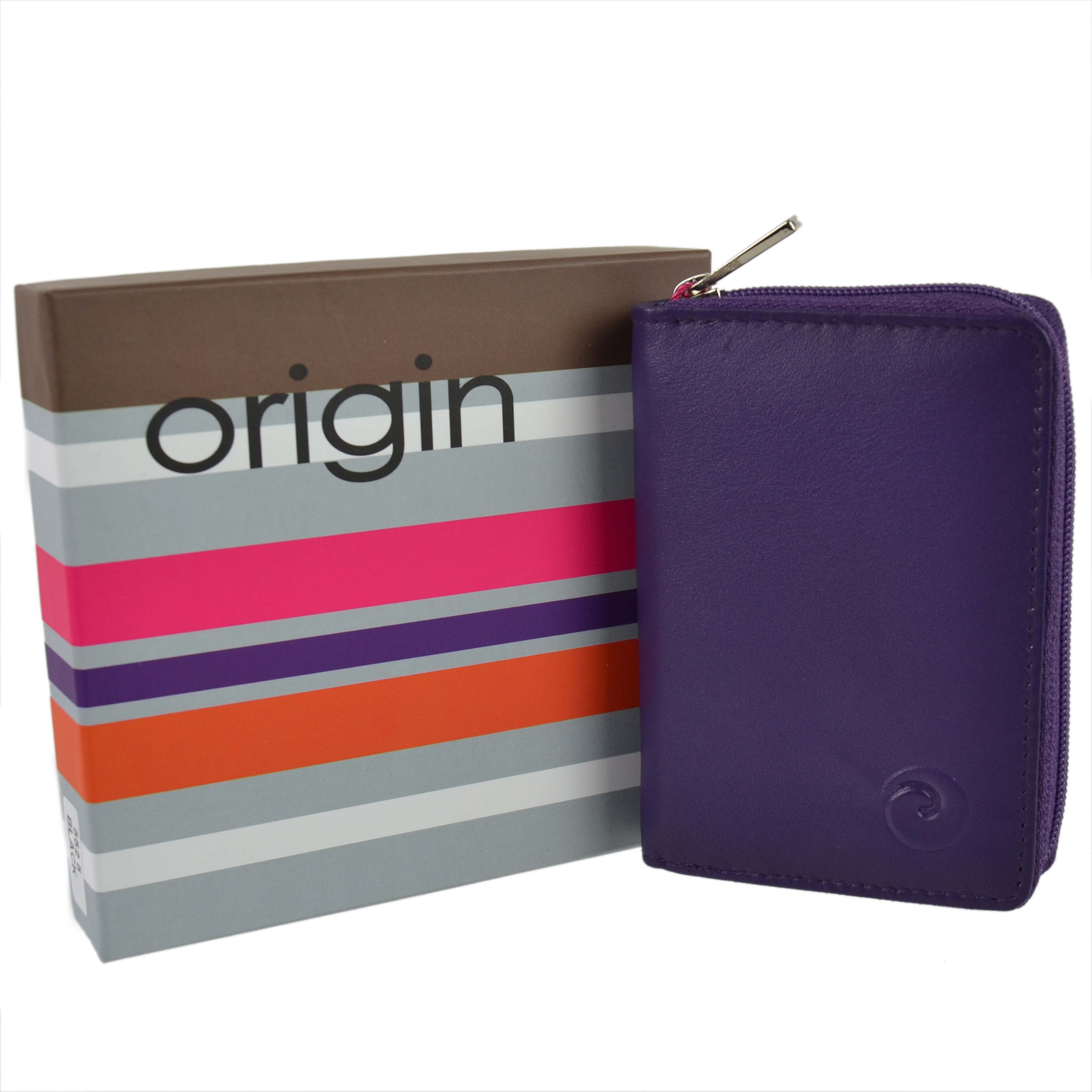 Soft Leather RFID Protection Concertina Credit Card Purse by Mala Origin Gift... - Picture 33 of 36