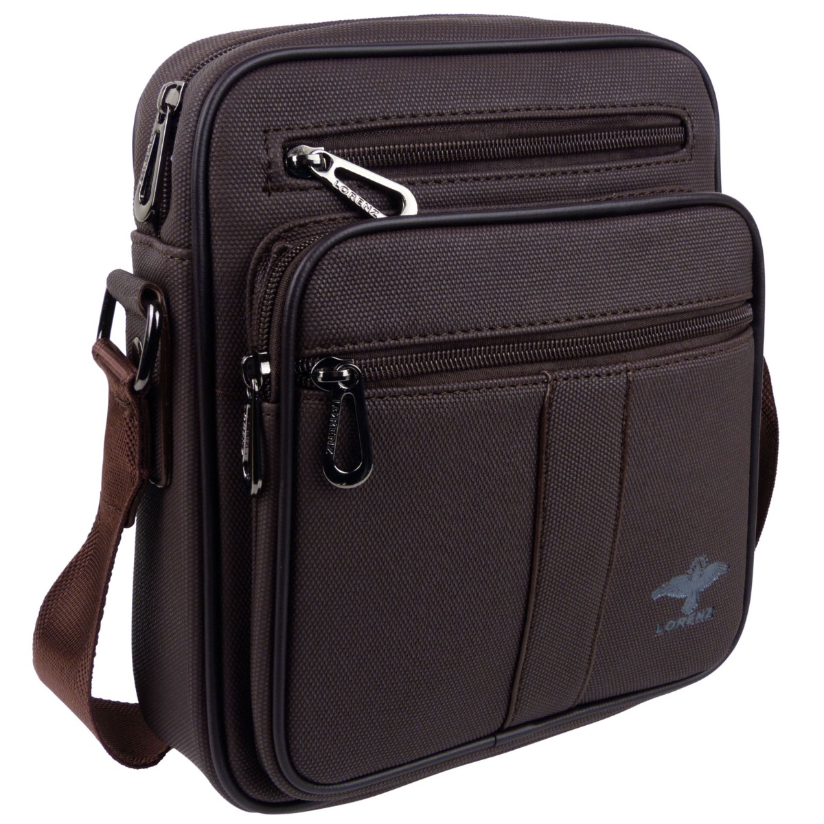 Lorenz Herren Umhängetasche kompakt Kunstleder - Bild 7 von 11