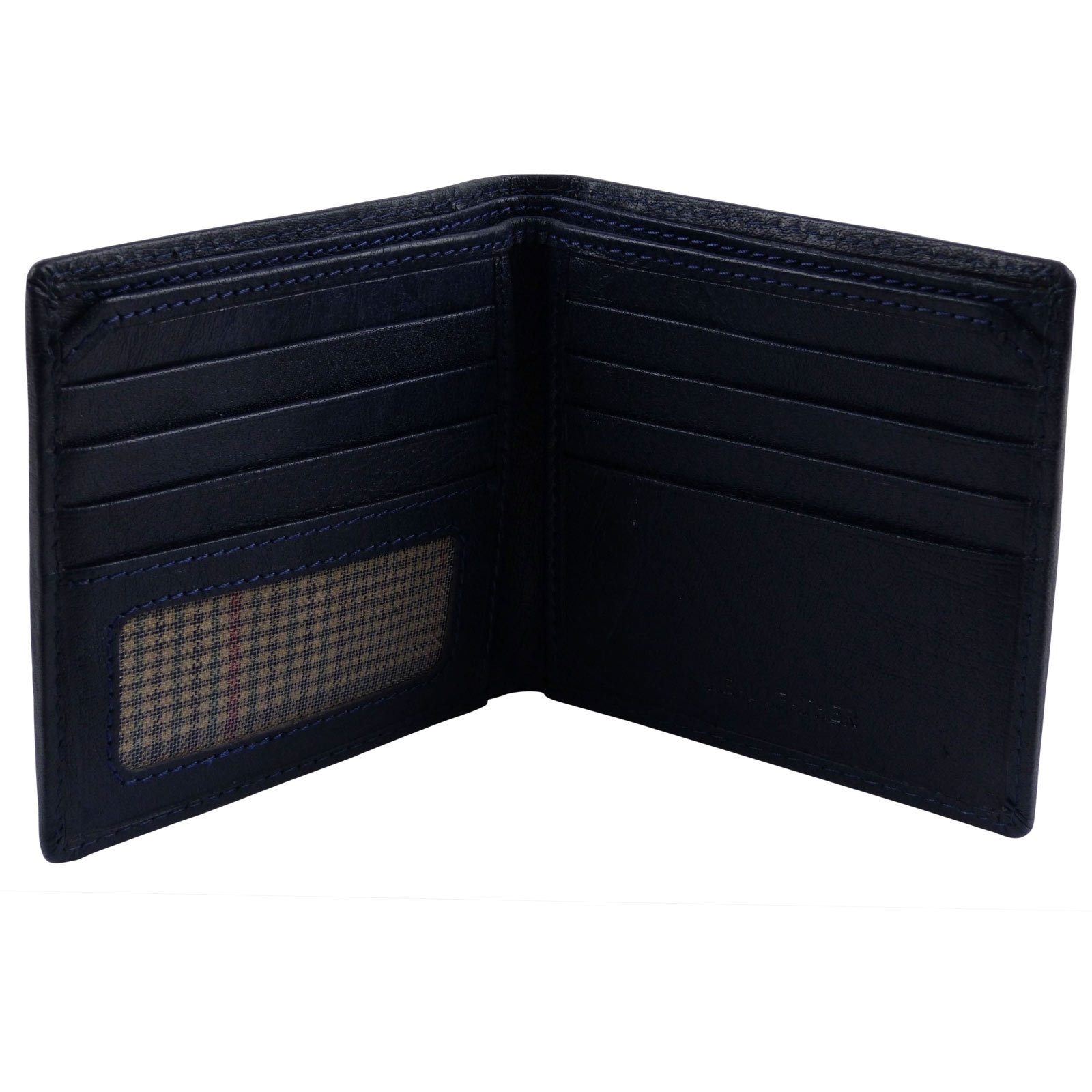 London Leather Mens Bi-Fold Banknote & Card Wallet - Picture 19 of 20