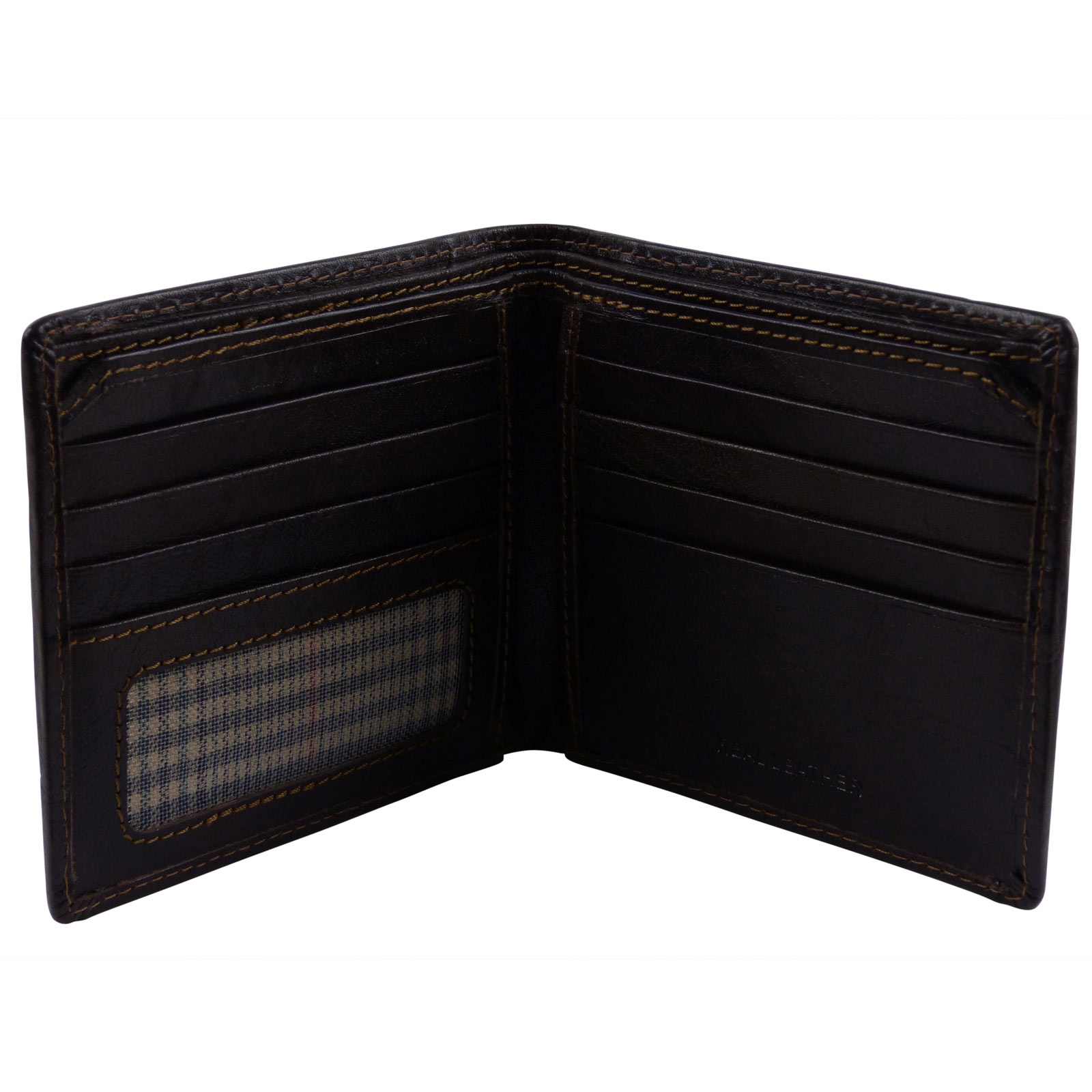 London Leather Mens Bi-Fold Banknote & Card Wallet - Picture 14 of 20