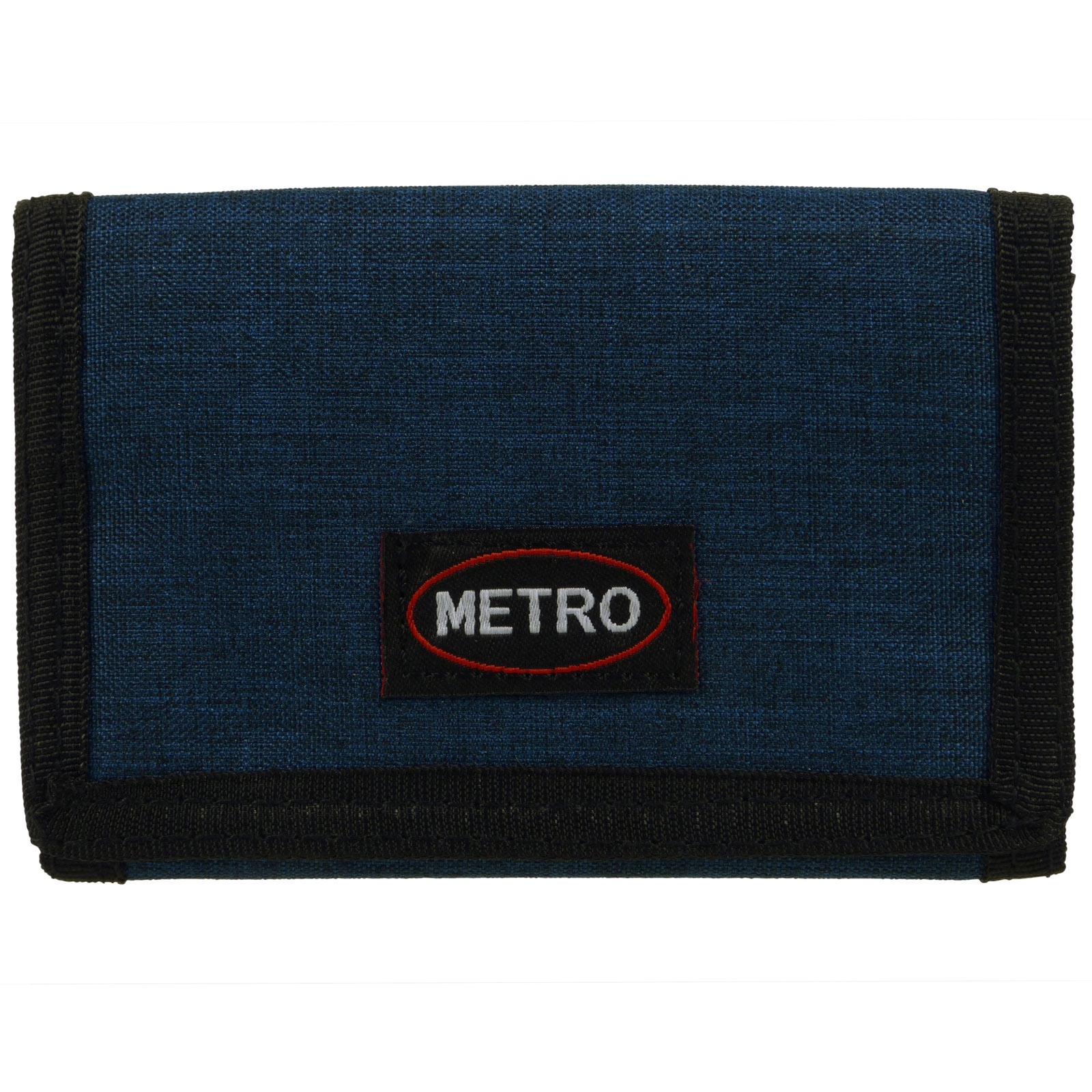 Metro Mens Boys Canvas Tri-Fold Cash & Card Wallet - Picture 14 of 22