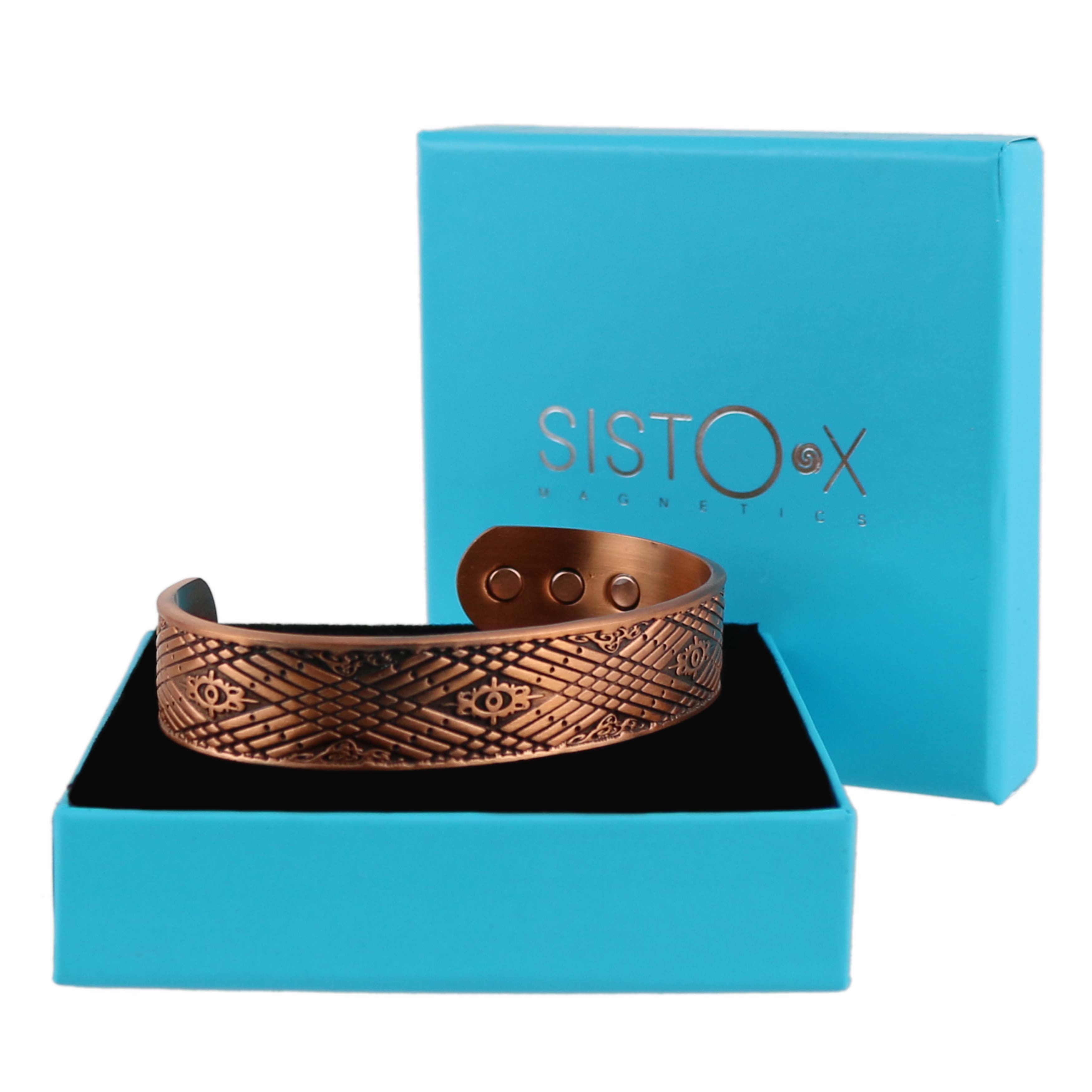 Copper Magnetic Bracelet/Bangle Celtic Design 6 Magnets Health Rare Earth NdFeB - Bild 2 von 9