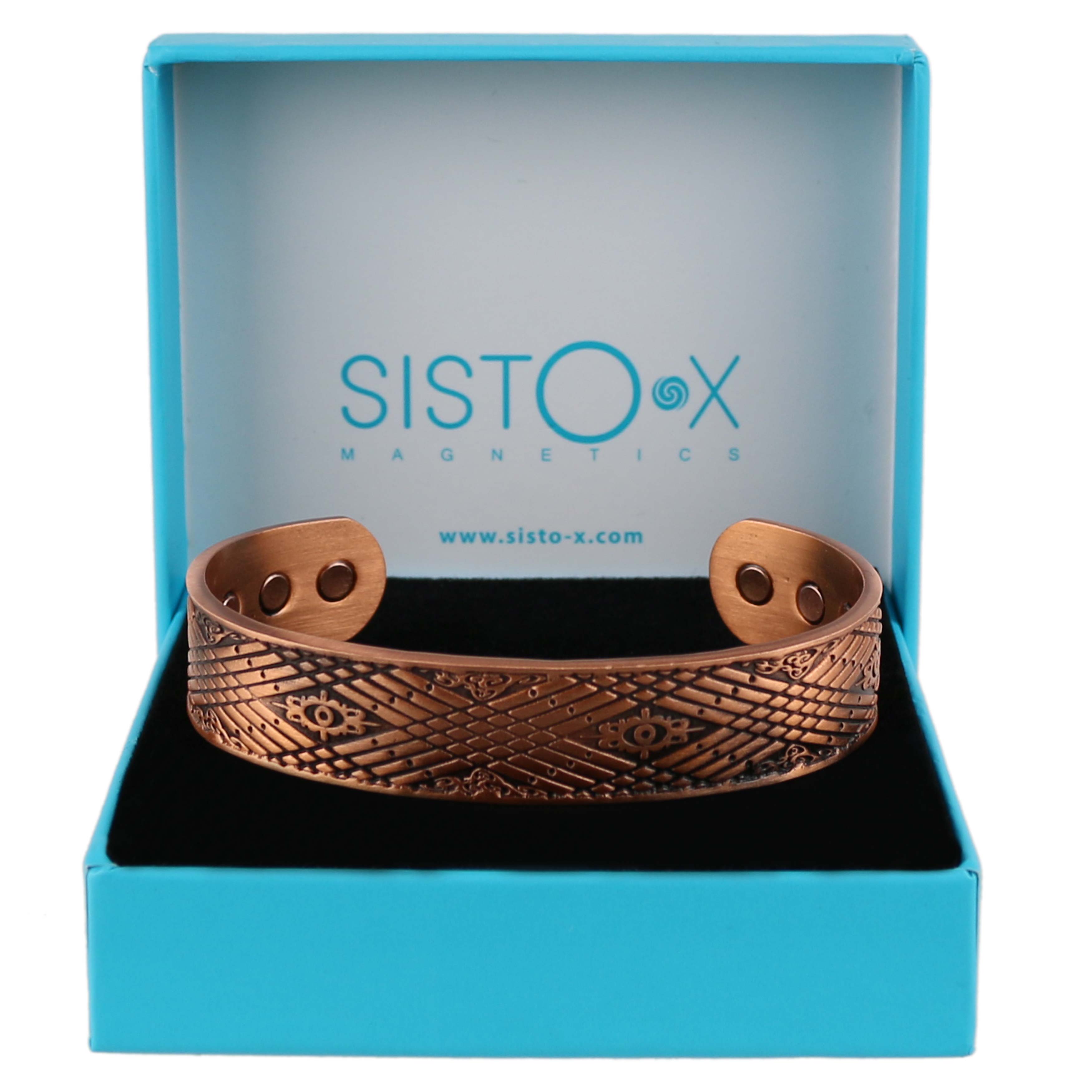 Copper Magnetic Bracelet/Bangle Celtic Design 6 Magnets Health Rare Earth NdFeB - Bild 4 von 9