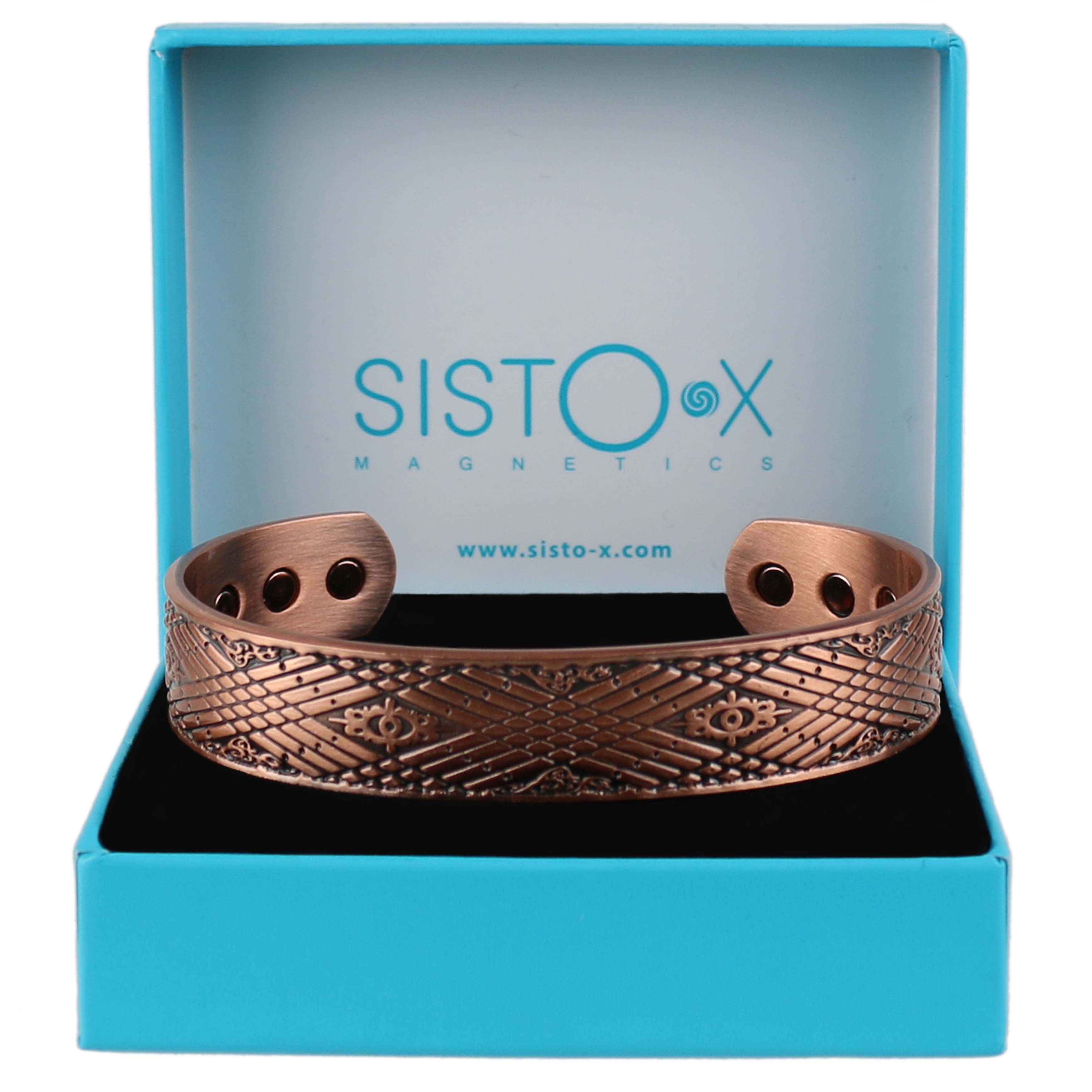 Copper Magnetic Bracelet/Bangle Celtic Design 6 Magnets Health Rare Earth NdFeB - Bild 9 von 9