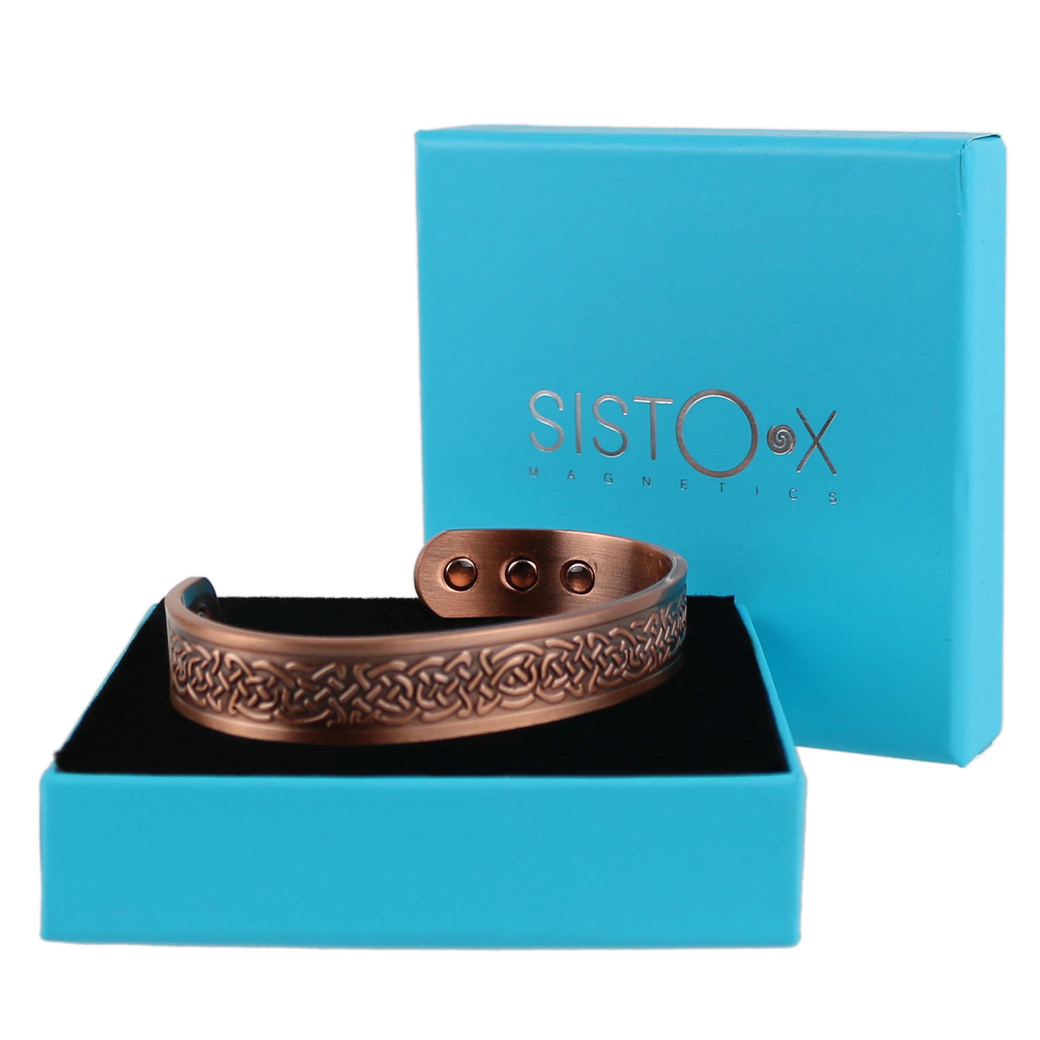 Chunky Copper Magnetic Bracelet/Bangle Danish Design 6 Magnets Health Rare Ea... - Picture 2 of 9