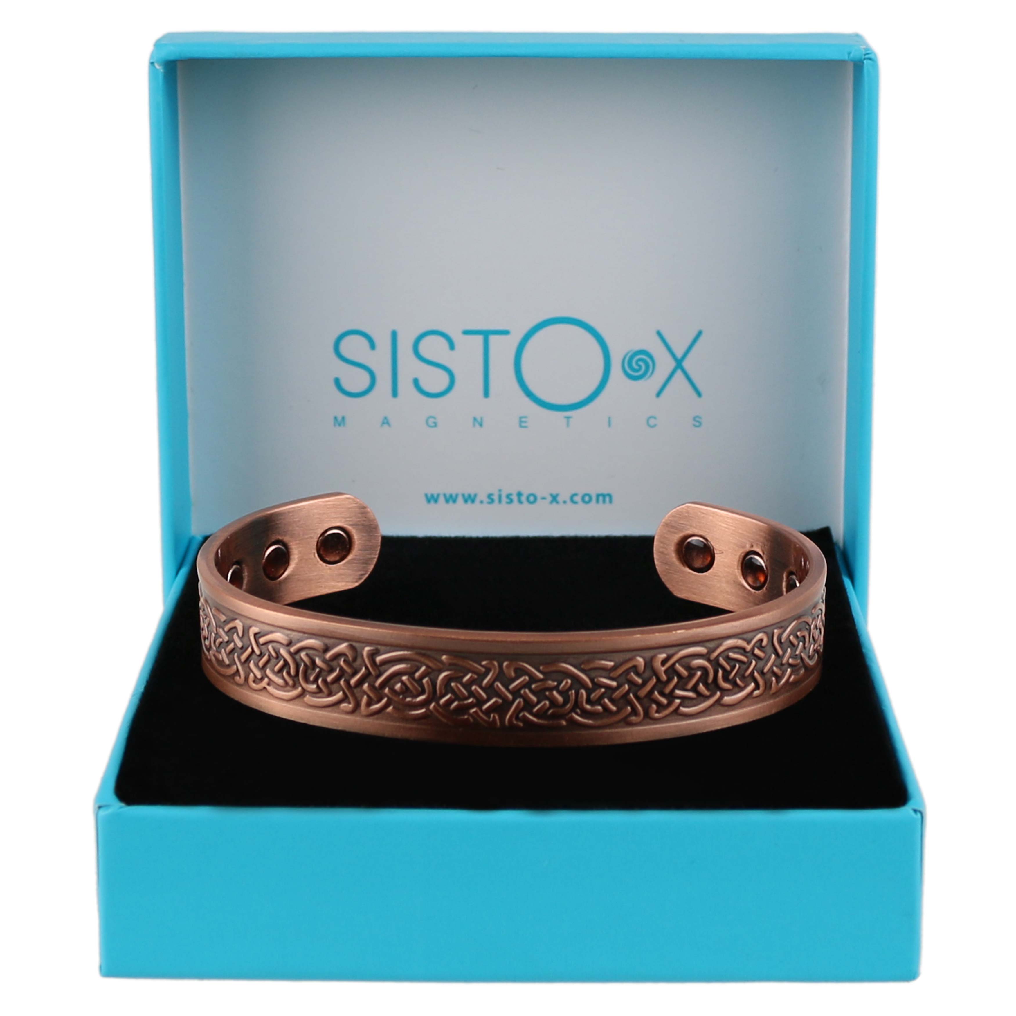 Chunky Copper Magnetic Bracelet/Bangle Danish Design 6 Magnets Health Rare Ea... - Picture 3 of 9