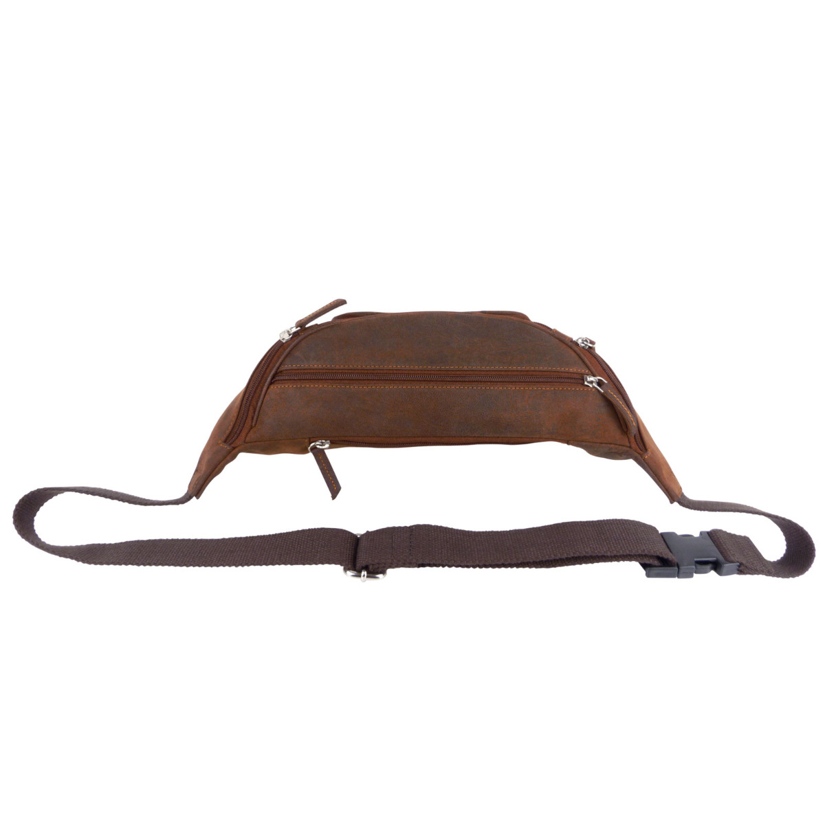 Oakridge Leather Mens Large 5 Pocket Bumbag/Fanny Pack - Picture 14 of 15