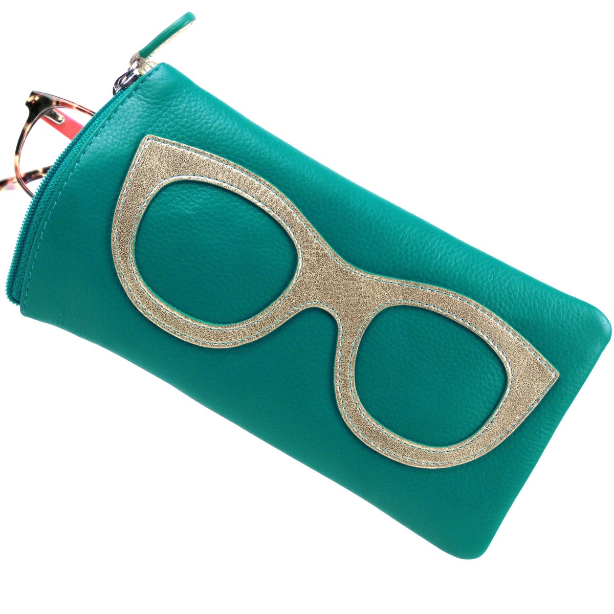 Ladies Leather Colourful Glasses Case by Ili New York Spectacles Sun Summer - Picture 8 of 141