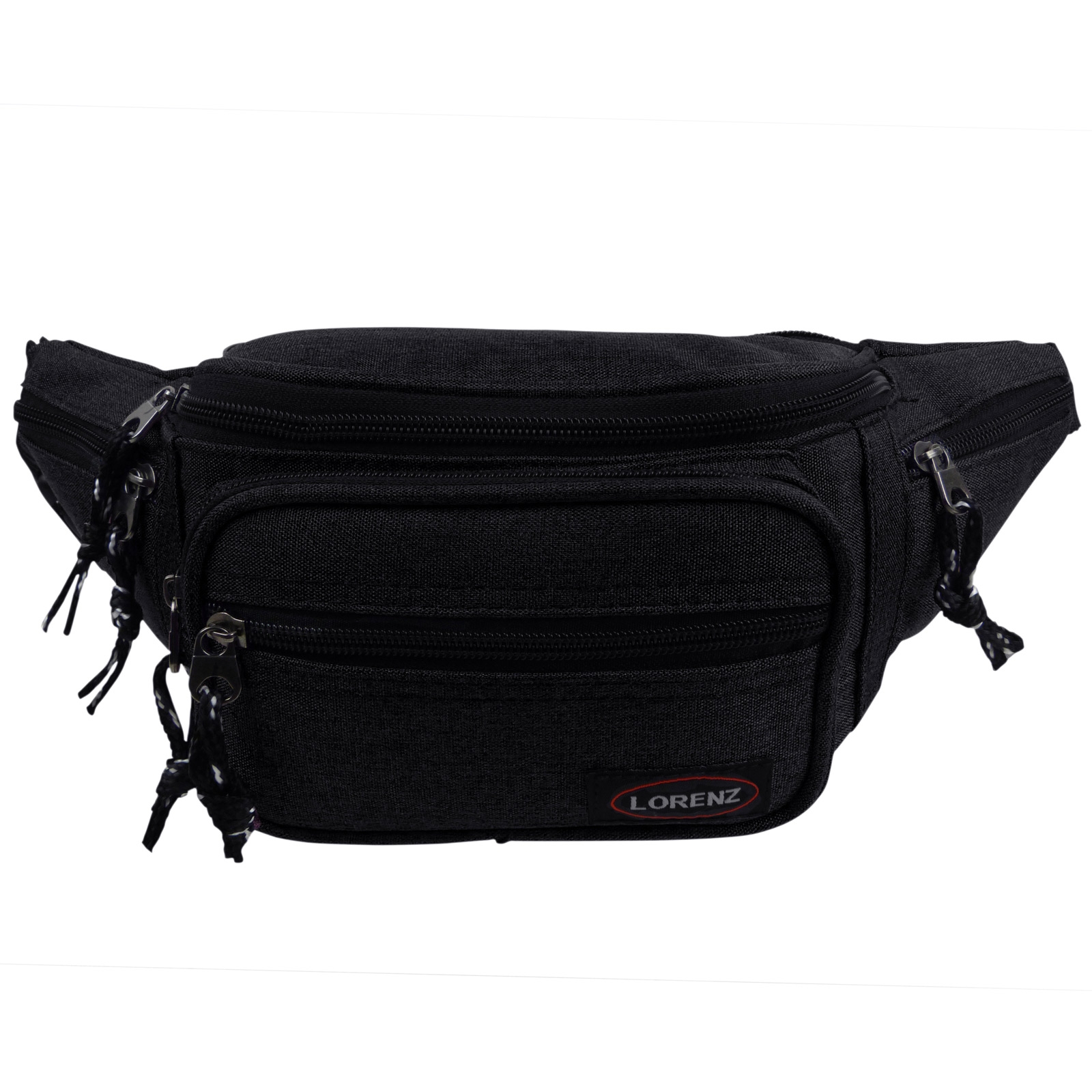 Stylish Quality Denim Look Bum Bag Fanny Pack with 6 Pockets