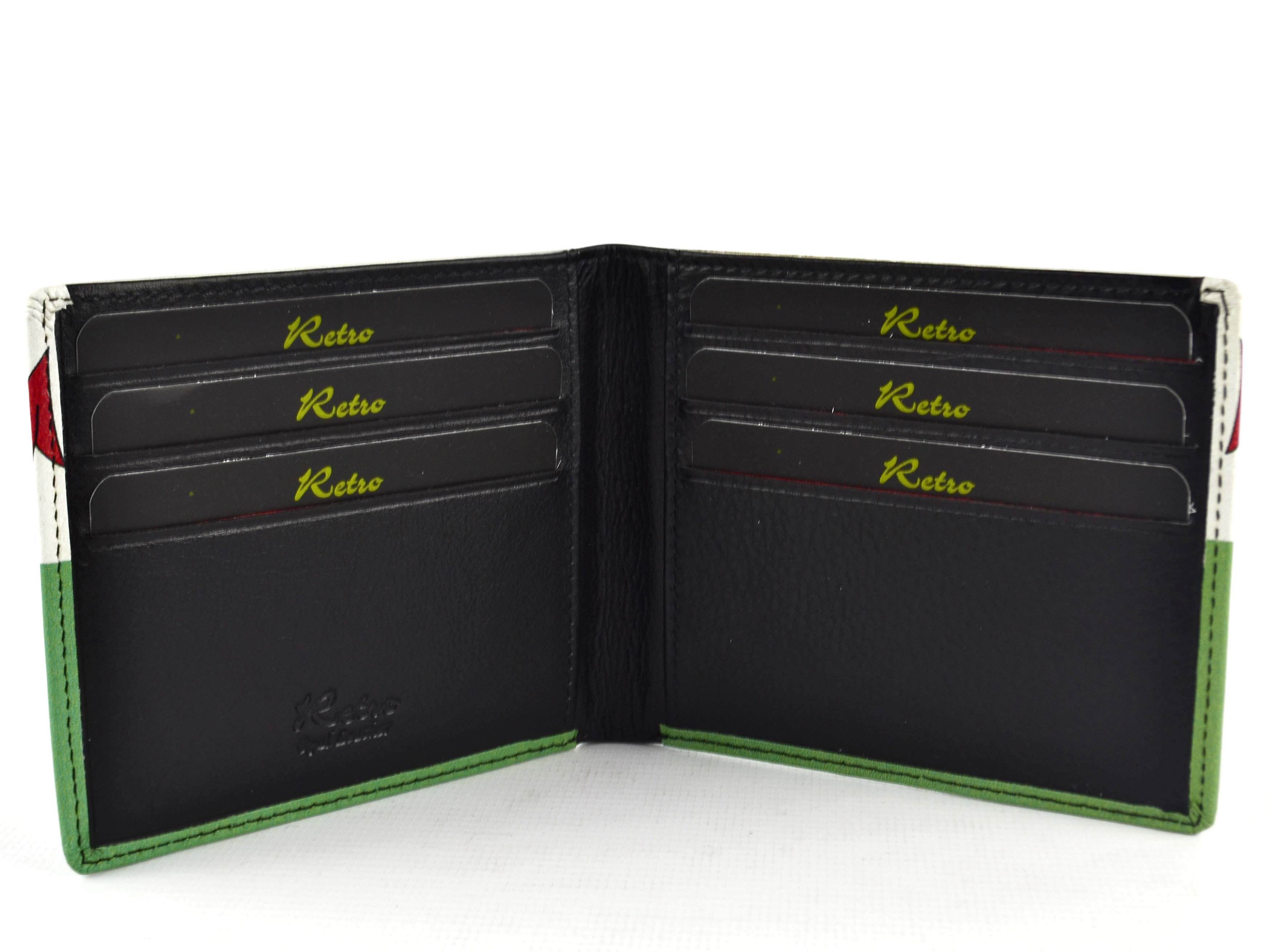 Golunski Mens Quality Leather Wallet Scotland Wales & Union Jack Flag Retro R... - Picture 11 of 12