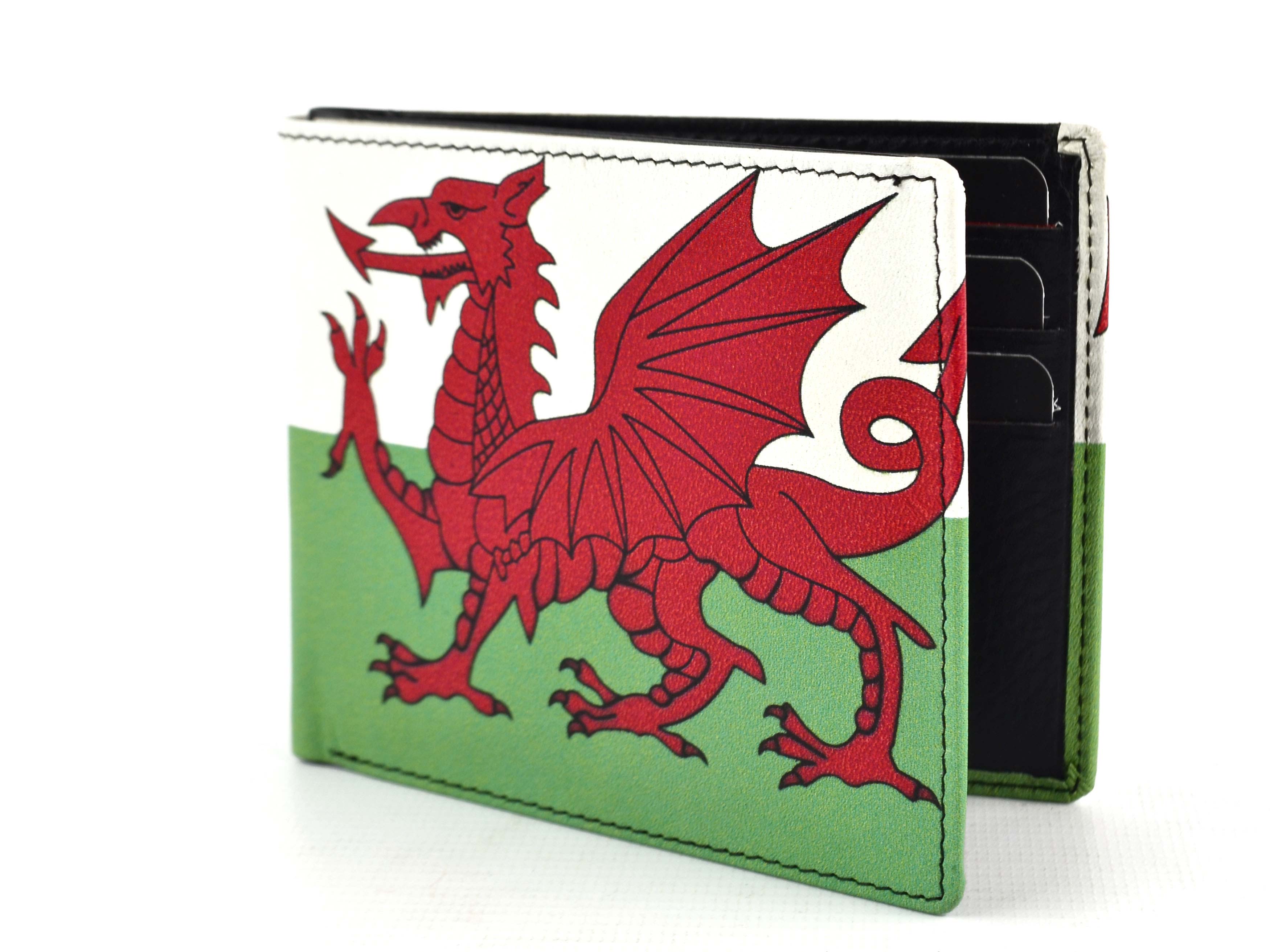 Golunski Mens Quality Leather Wallet Scotland Wales & Union Jack Flag Retro R... - Picture 9 of 12