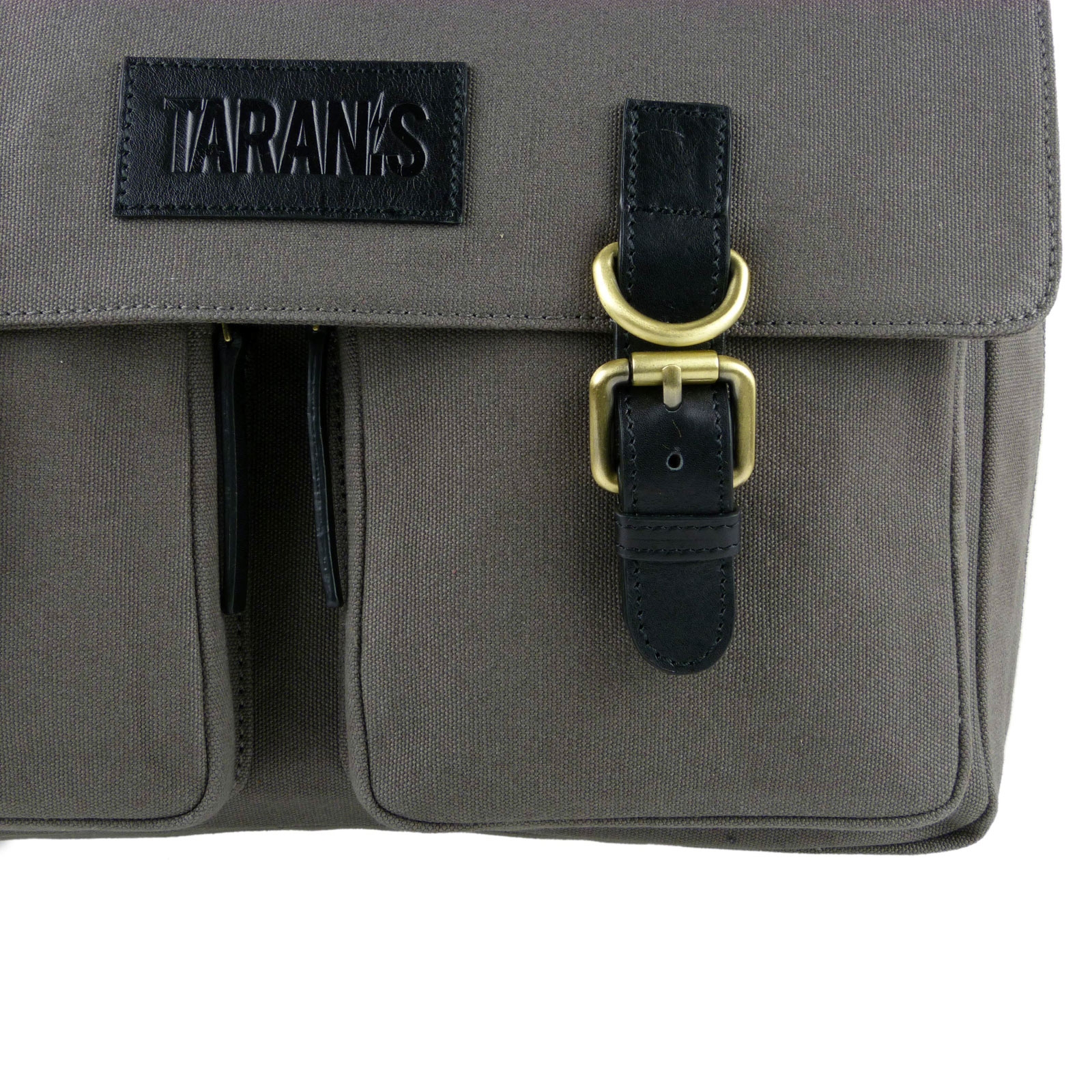 Taranis Leather & Canvas Messenger Bag - Picture 10 of 18